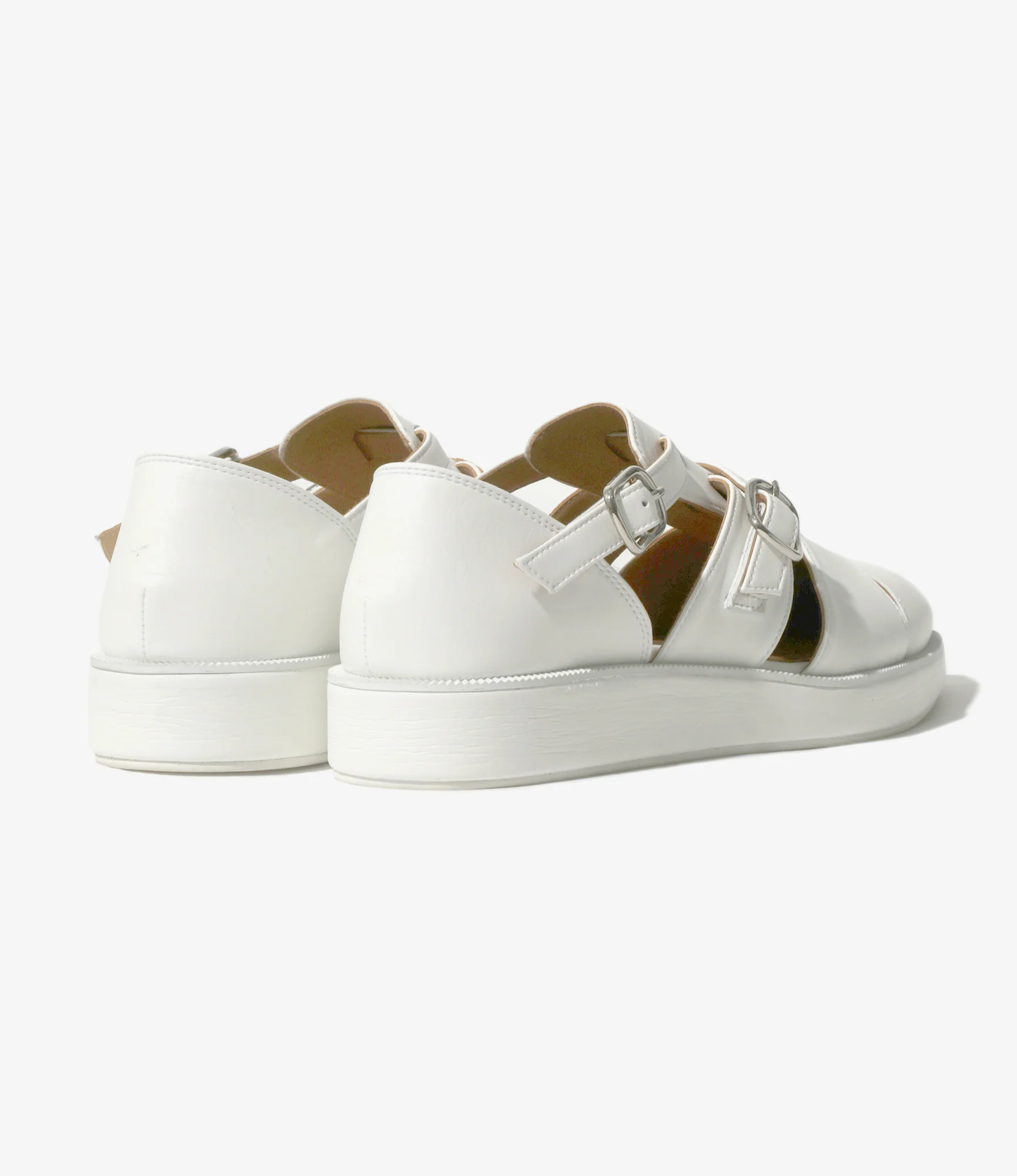 Platform Fisherman Shoes - Off White - Image 5