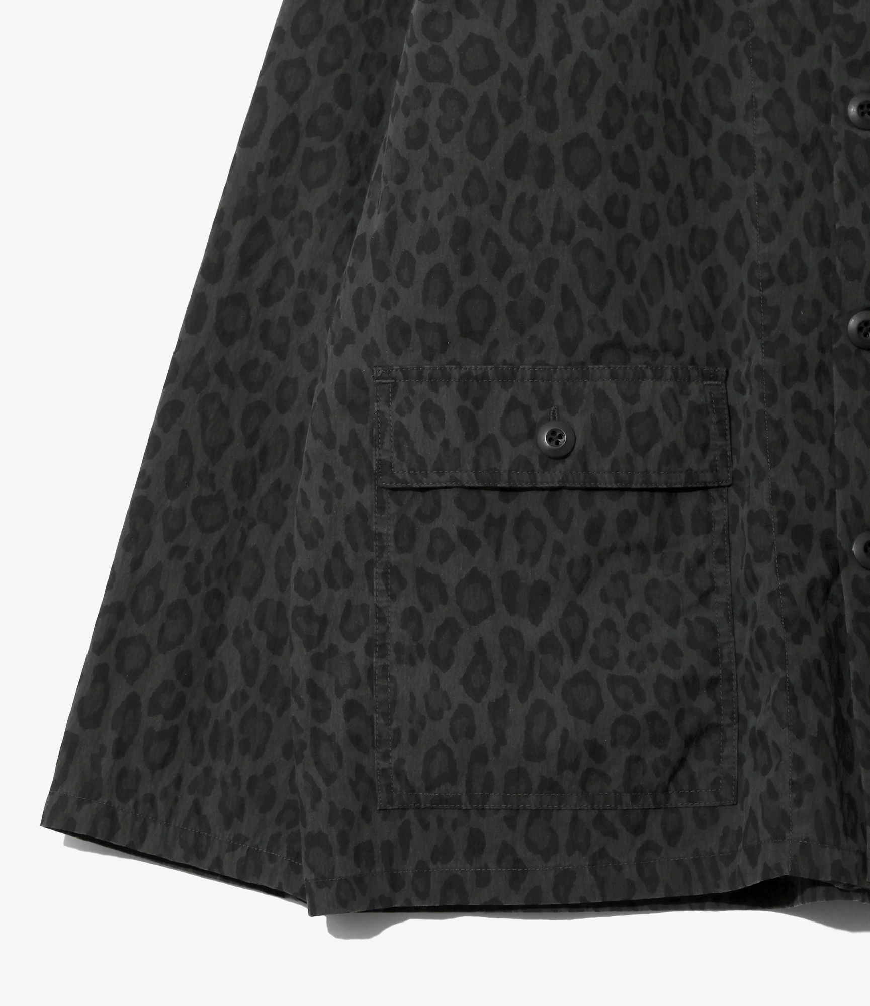 Ranger Shirt - Charcoal - C/N Poplin / Leopard - Image 3
