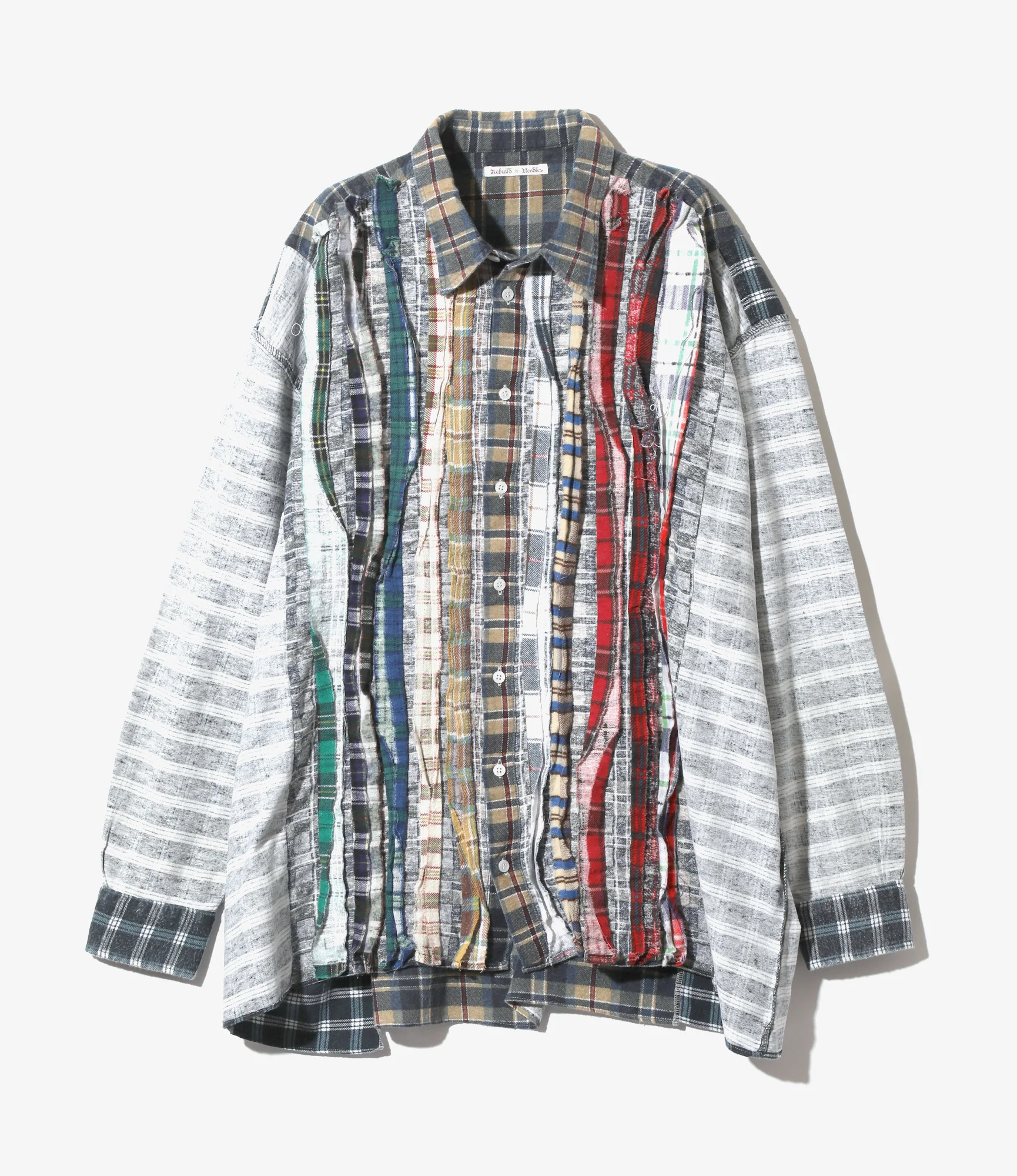 Rebuild Flannel Shirt -> I.O. Flannel Shirt ->7 Cuts Wide Shirt - Assorted