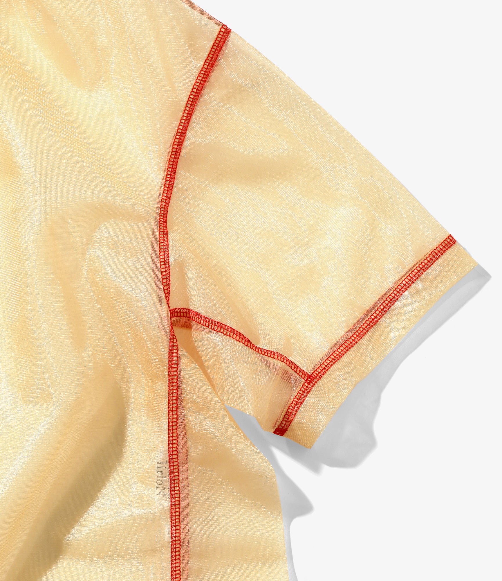 Crew Neck Shirt - Sand - Sheer Tricot - Image 2