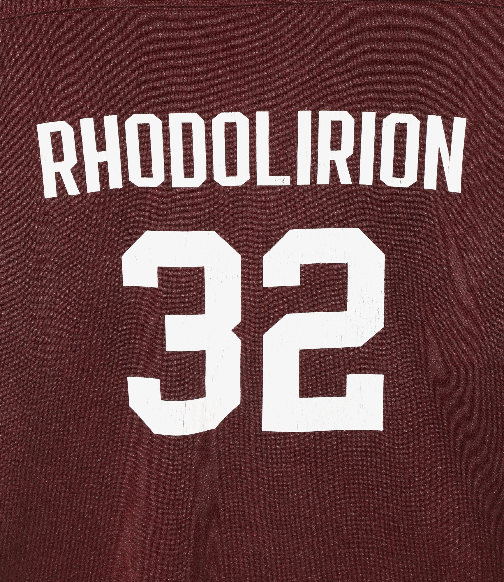 Damaged Football Tee - Burgundy - Image 2