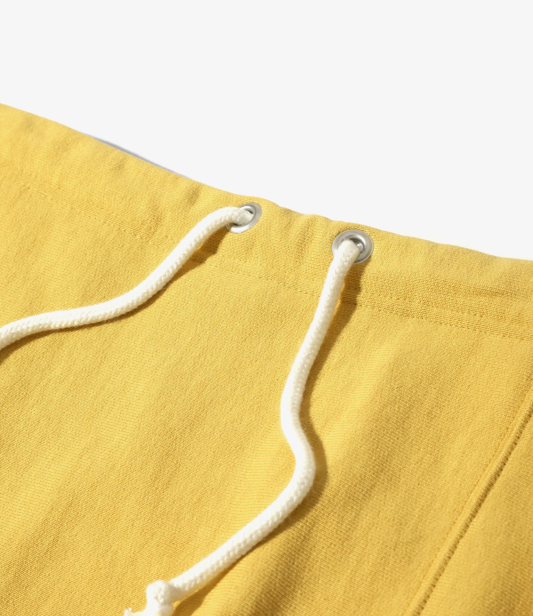 Deep Slit Skirt - Yellow - French Terry - Image 3