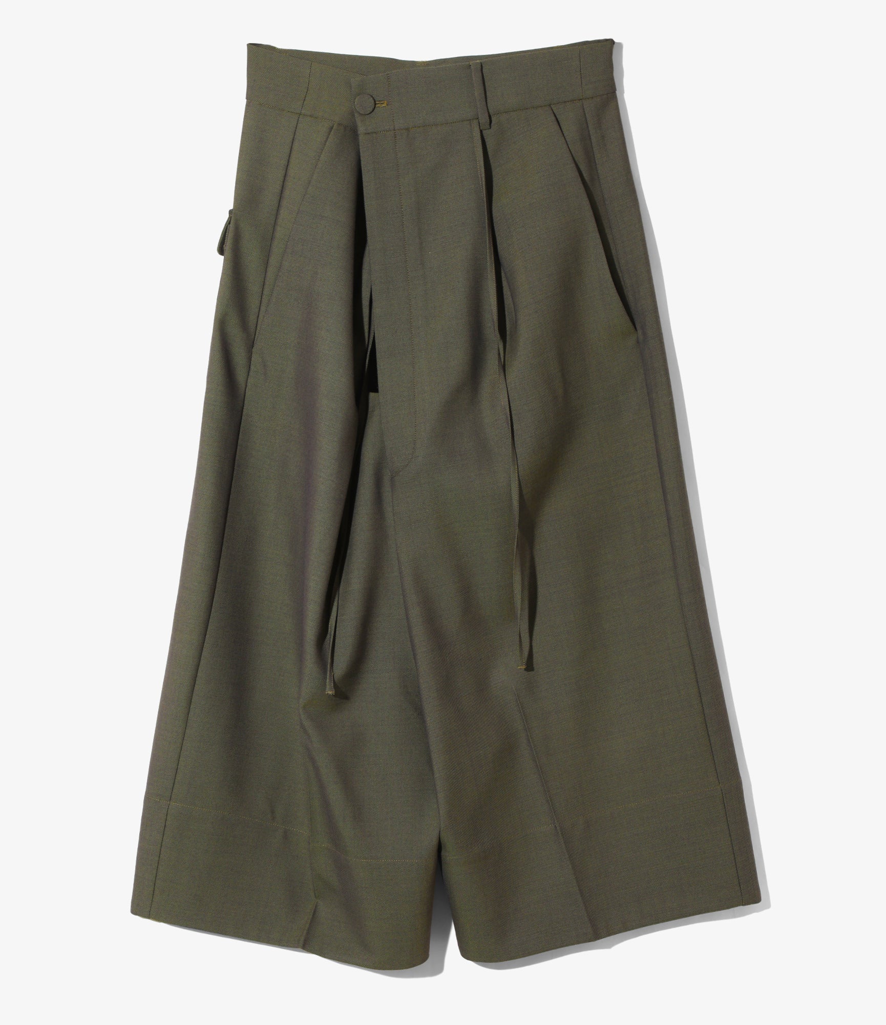 Officer Sarrouel Pants - Olive - Gabardine