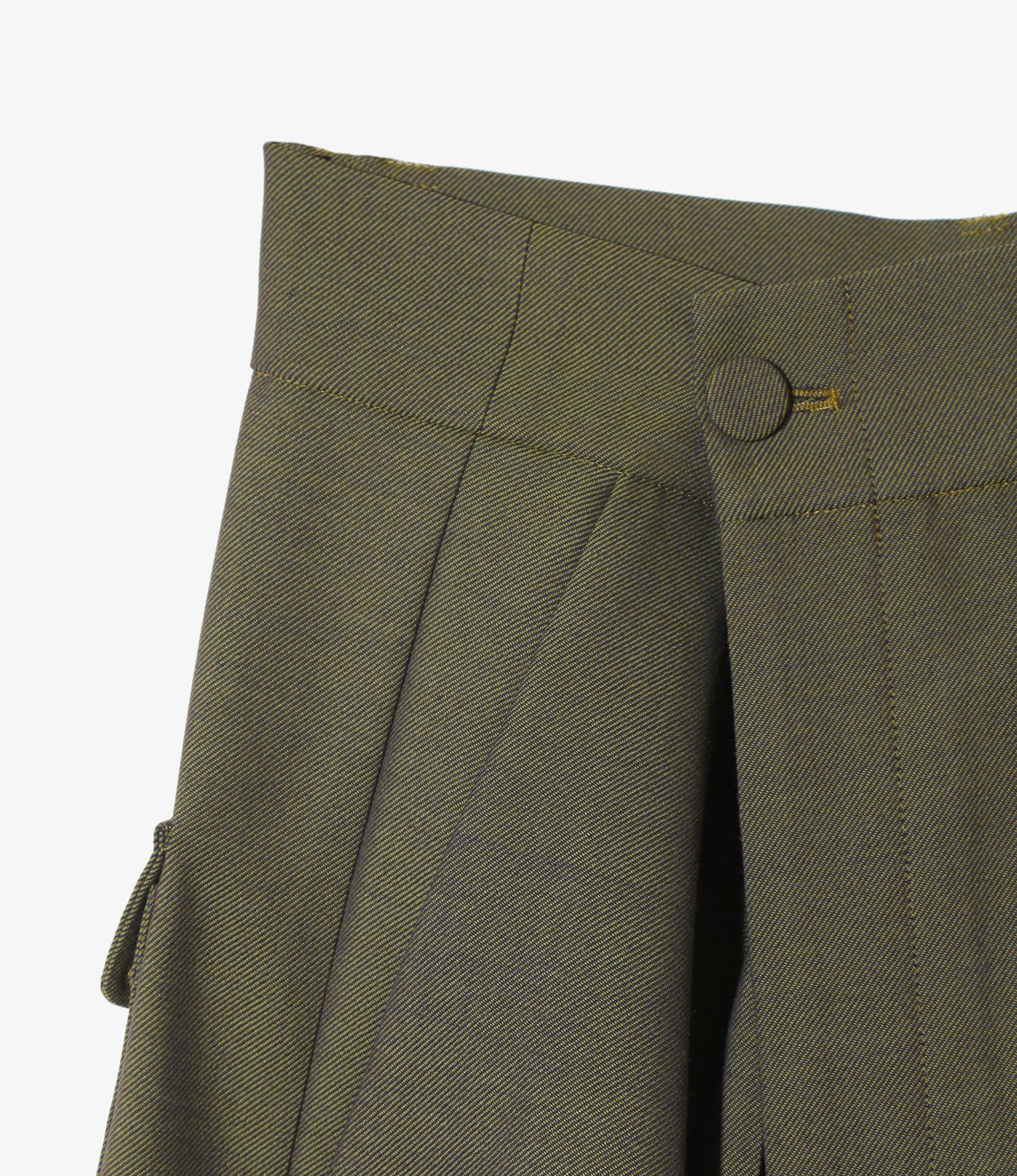 Officer Sarrouel Pants - Olive - Gabardine - Image 2