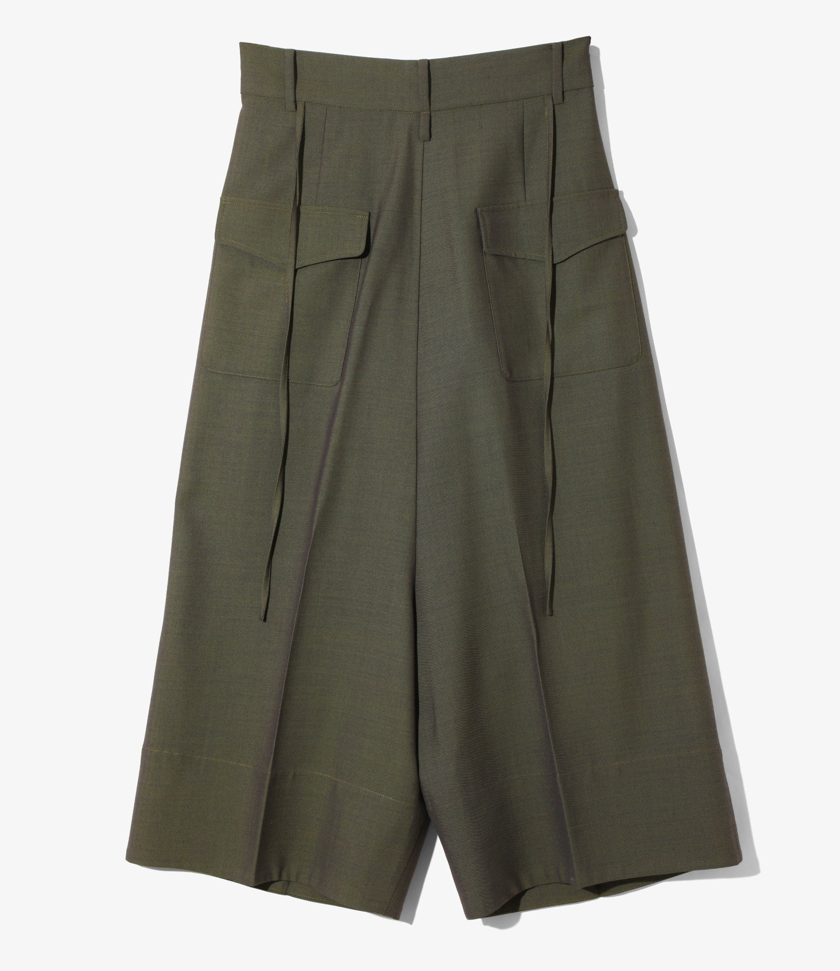 Officer Sarrouel Pants - Olive - Gabardine - Image 4