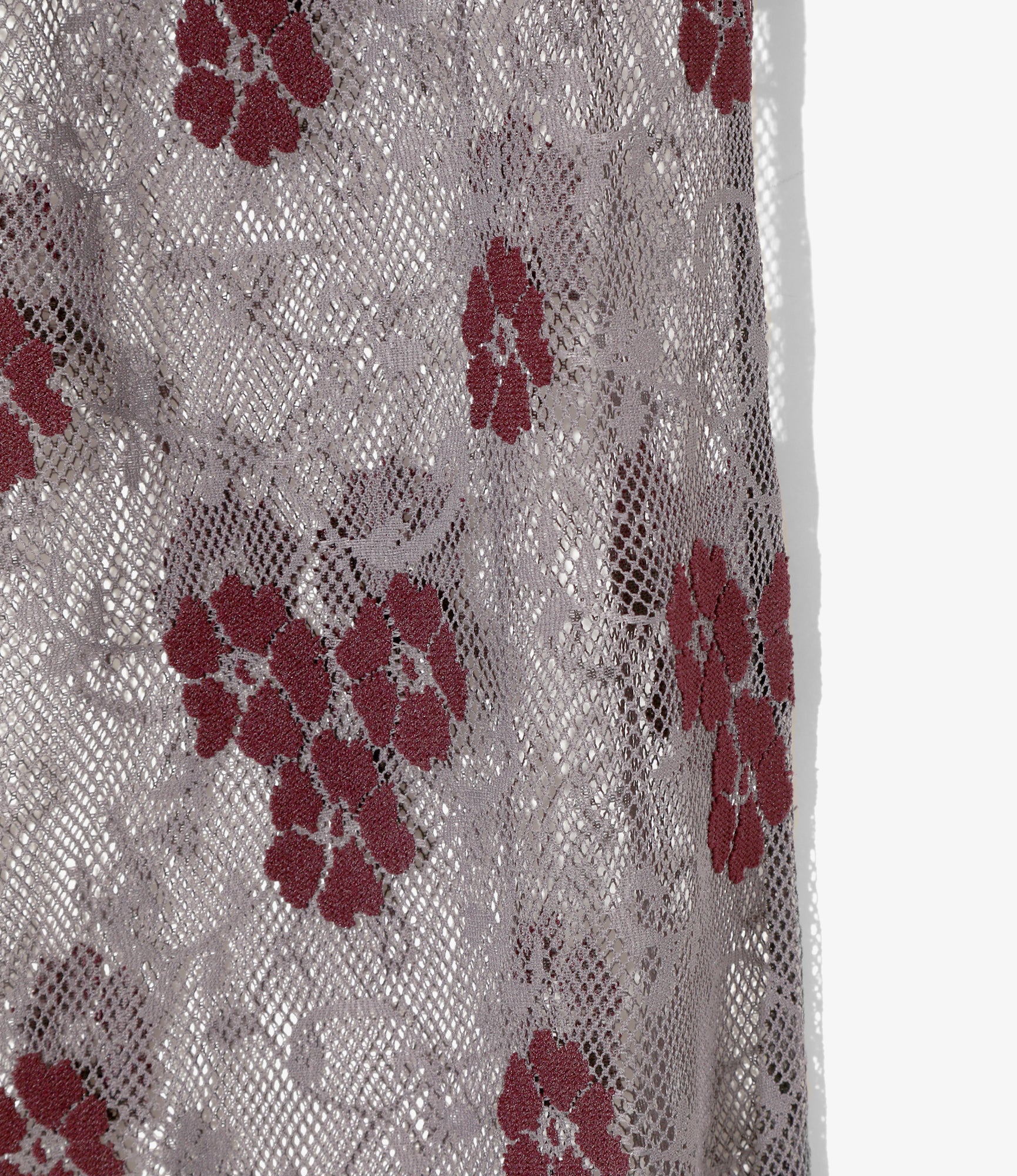 Pencil Skirt - Grey - Flower Lace - Image 2