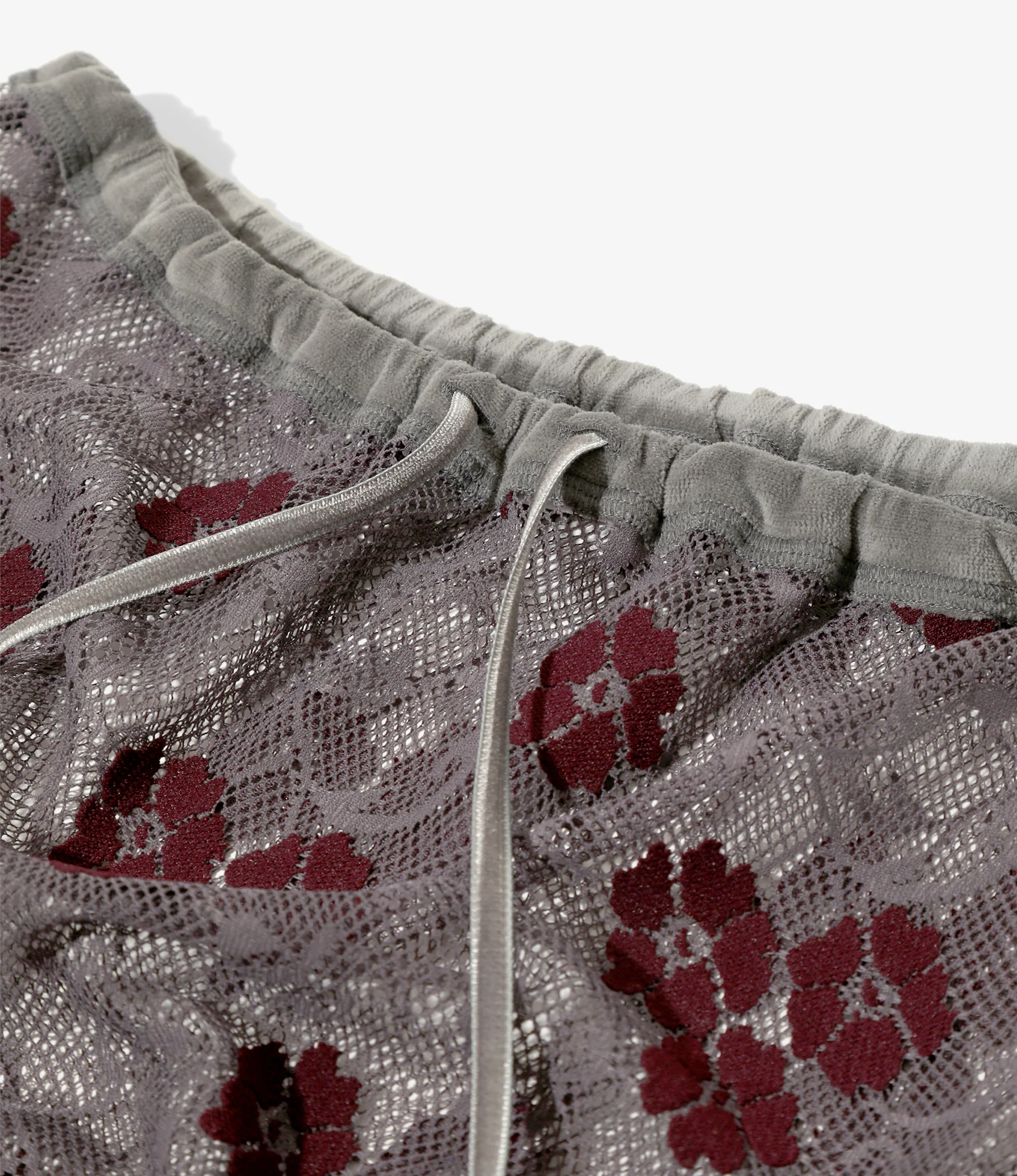 Pencil Skirt - Grey - Flower Lace - Image 3