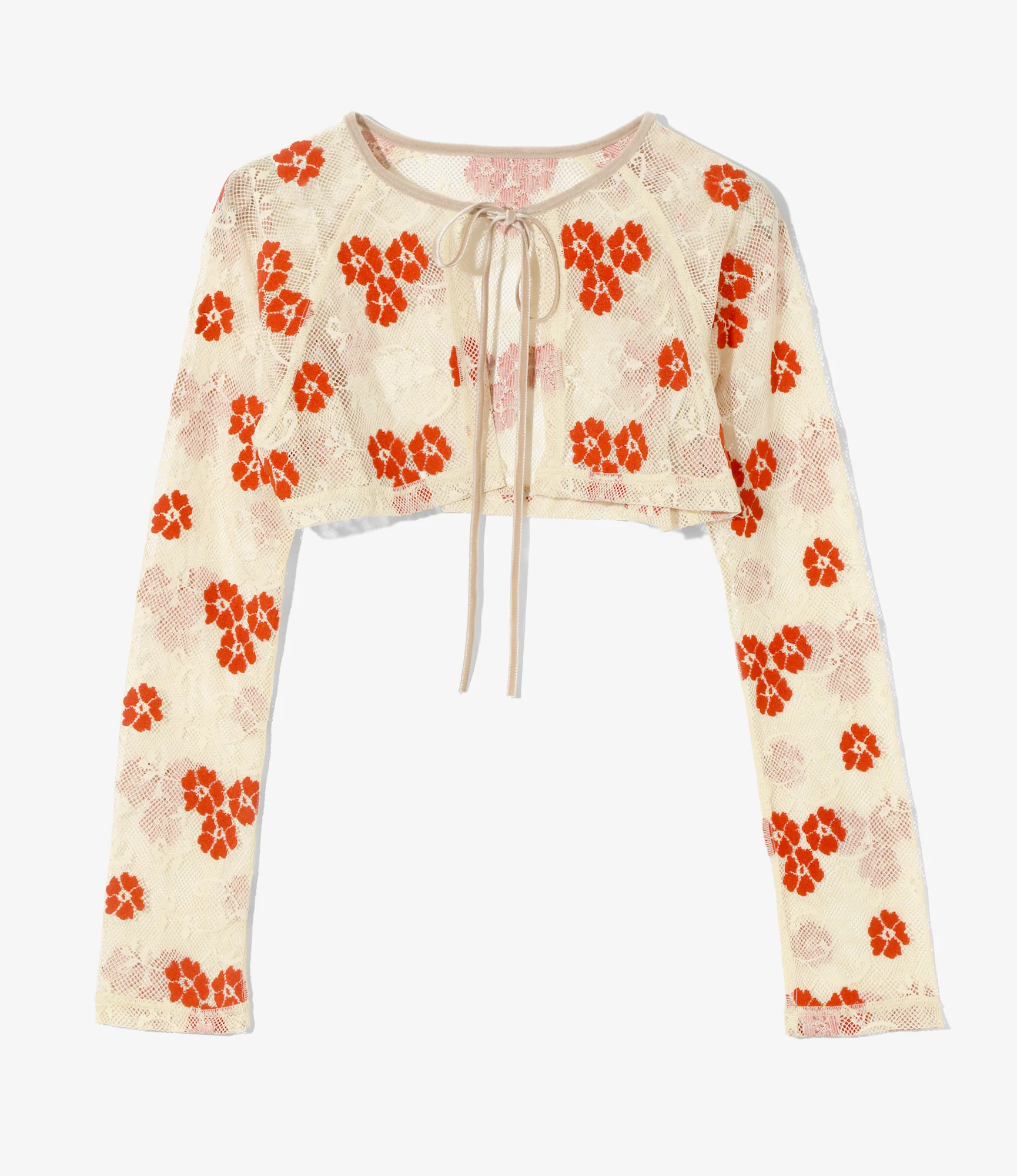 Spencer Bolero - Ivory - Flower Lace