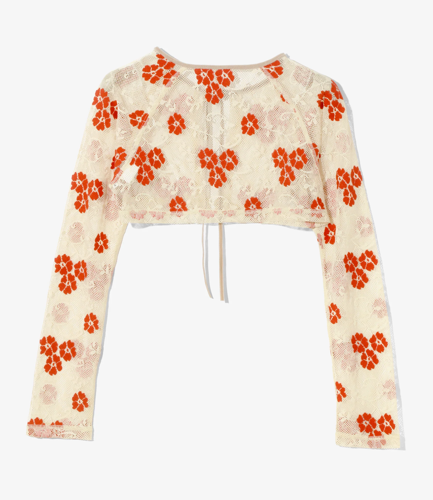Spencer Bolero - Ivory - Flower Lace - Image 3