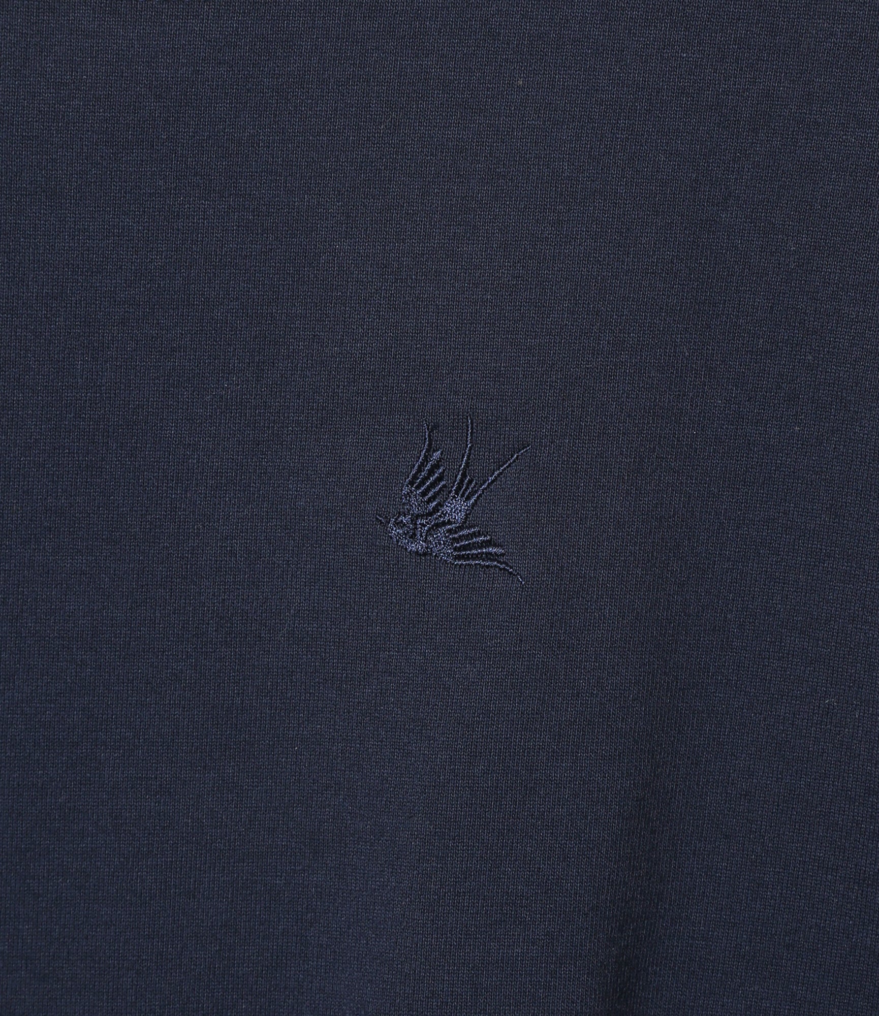Swallow Frill Basque Shirt - Navy - Image 2
