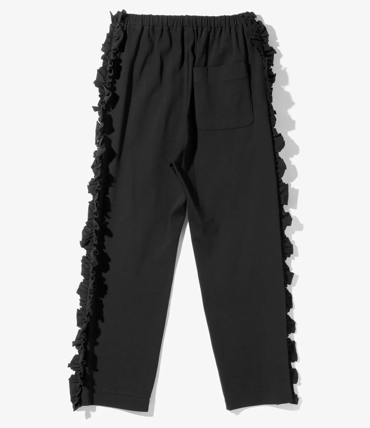 Swallow Frill Side Pants - Black - Image 6