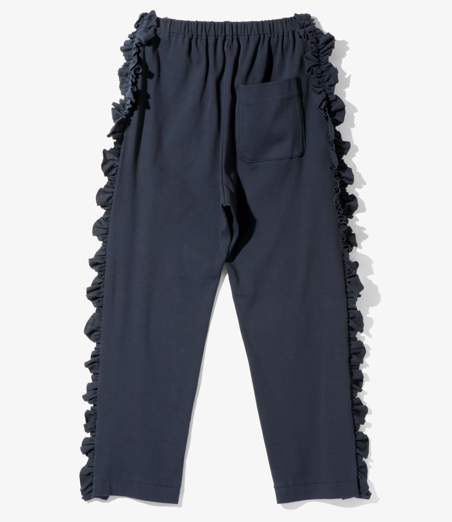 Swallow Frill Side Pants - Navy - Image 6