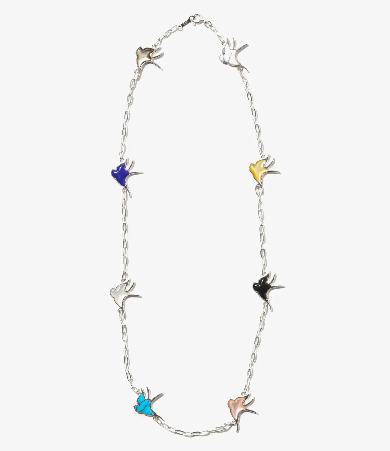 Swallow Motif Necklace - Crazy
