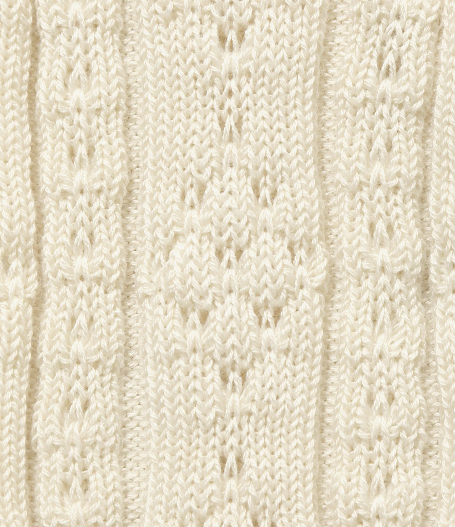 Tights - Natural - Eyelet Pattern - Image 2