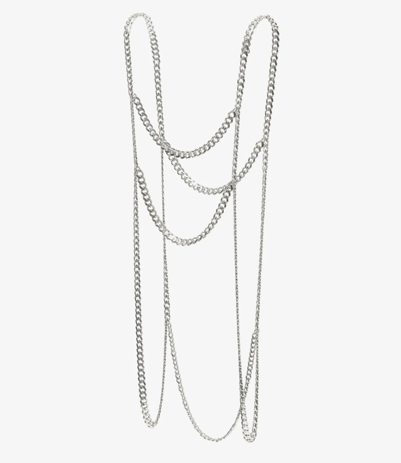 Women's Harness - Silver - Chain - Image 2