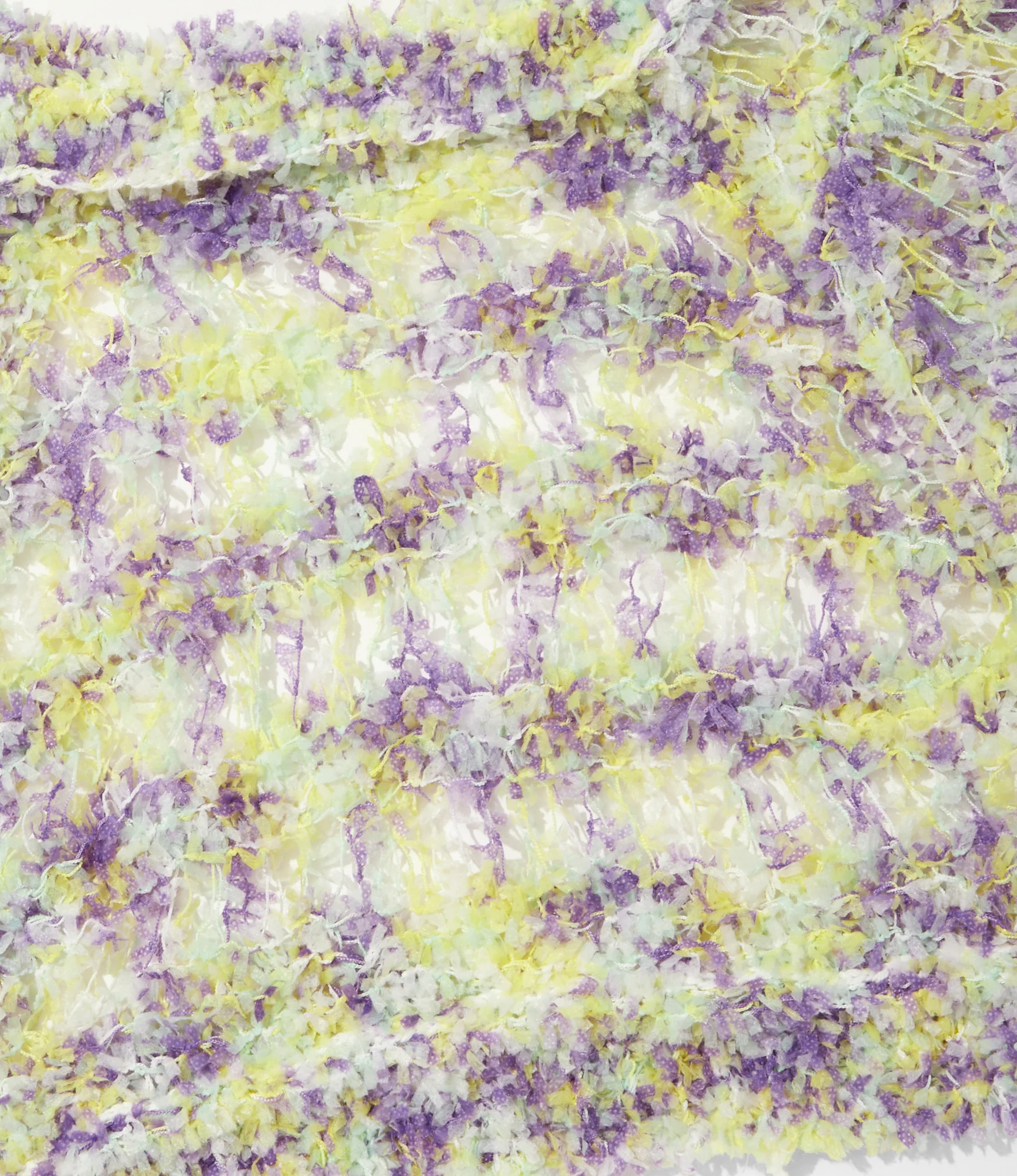 Women's Knit Vest - Purple - Fancy Yarn - Image 3
