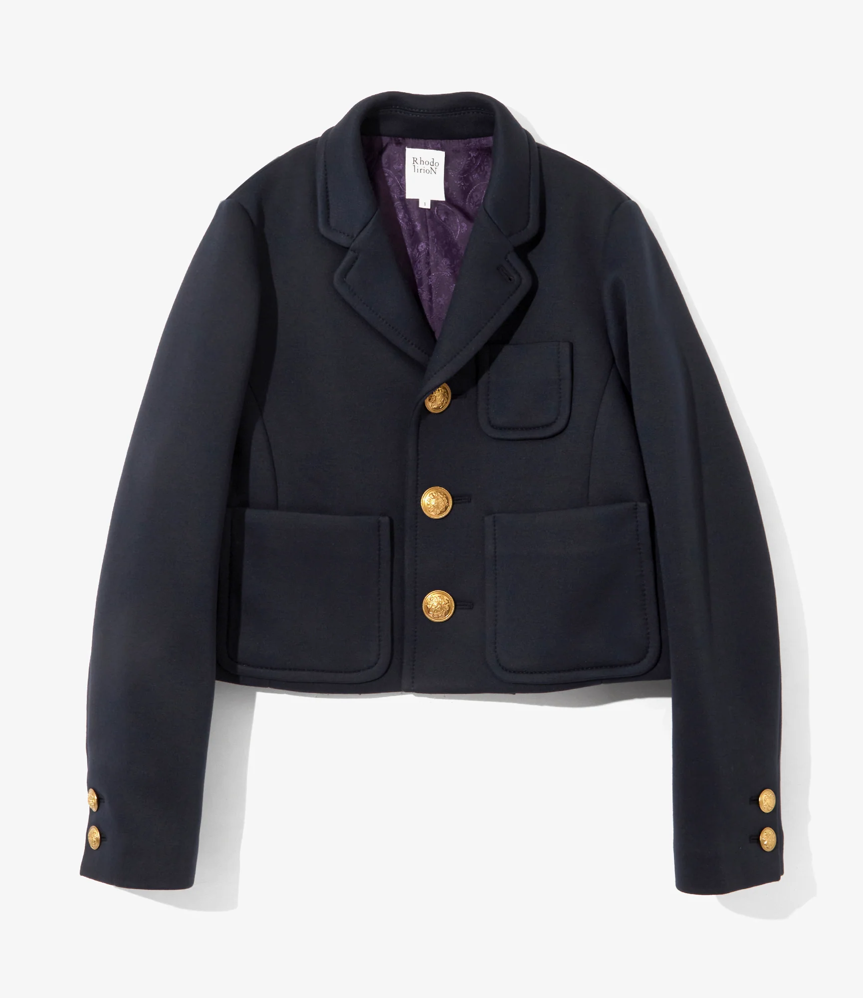 Women's Navy Blazer - Navy - Double Knit