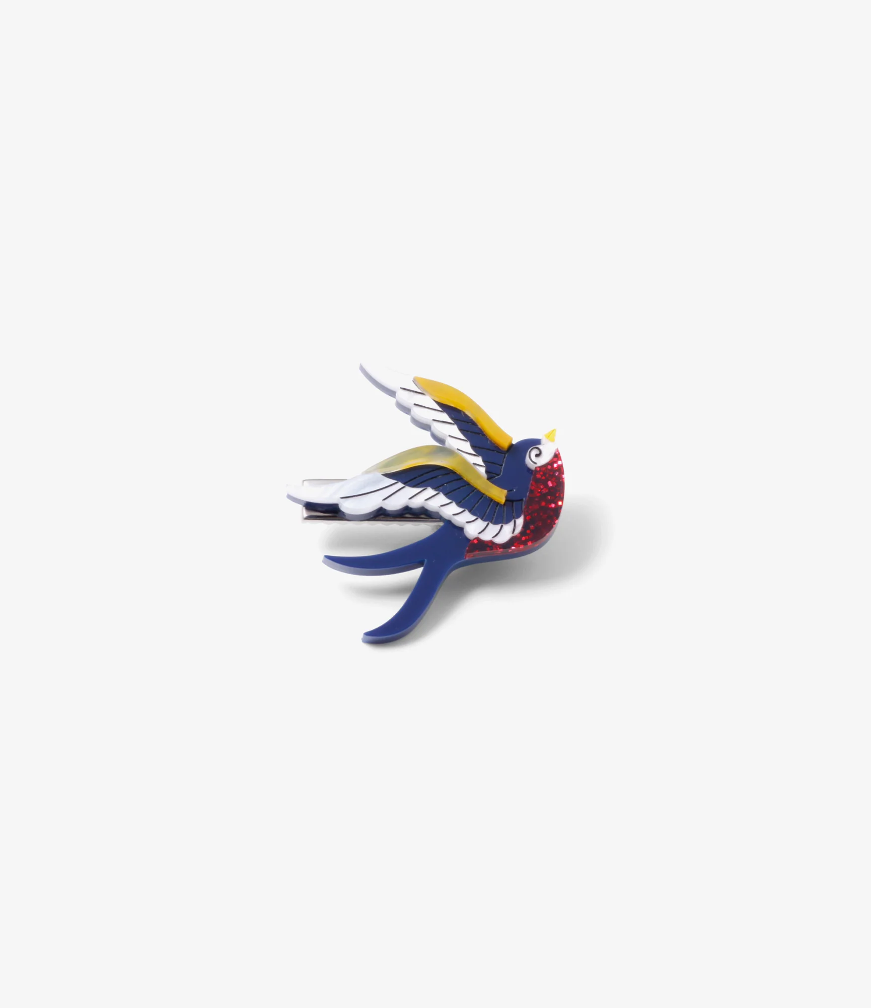 Women's Swallow Hair Clip - Blue - Small