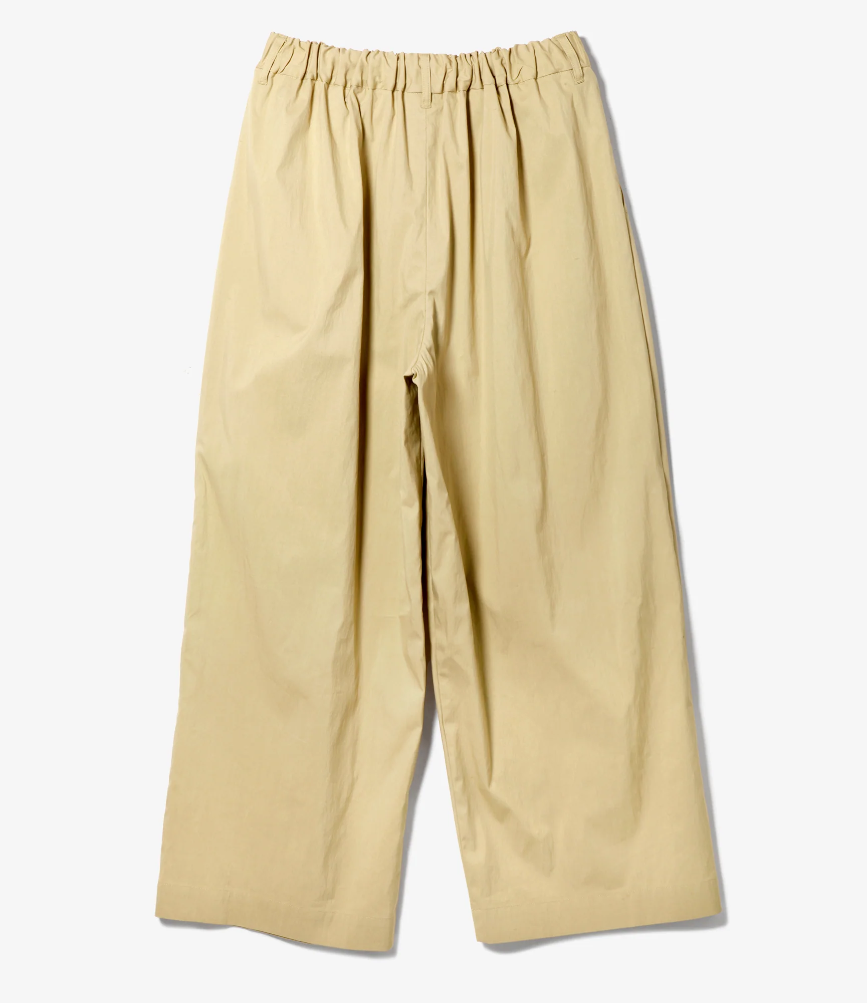 Women's Tuck Balloon Pant - Khaki - Oxford - Image 3