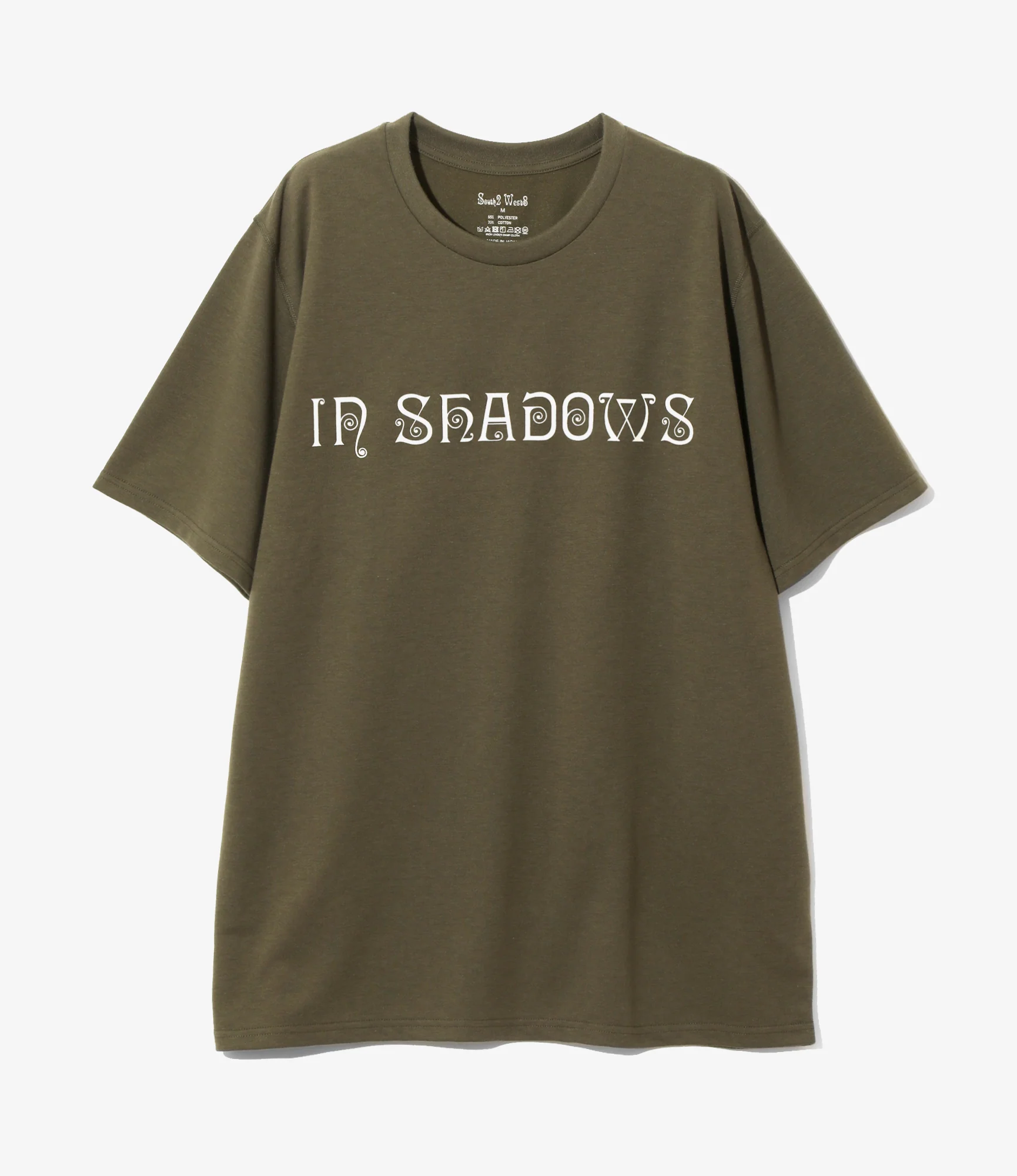 S/S Crew Neck Tee - Olive - IN SHADOWS
