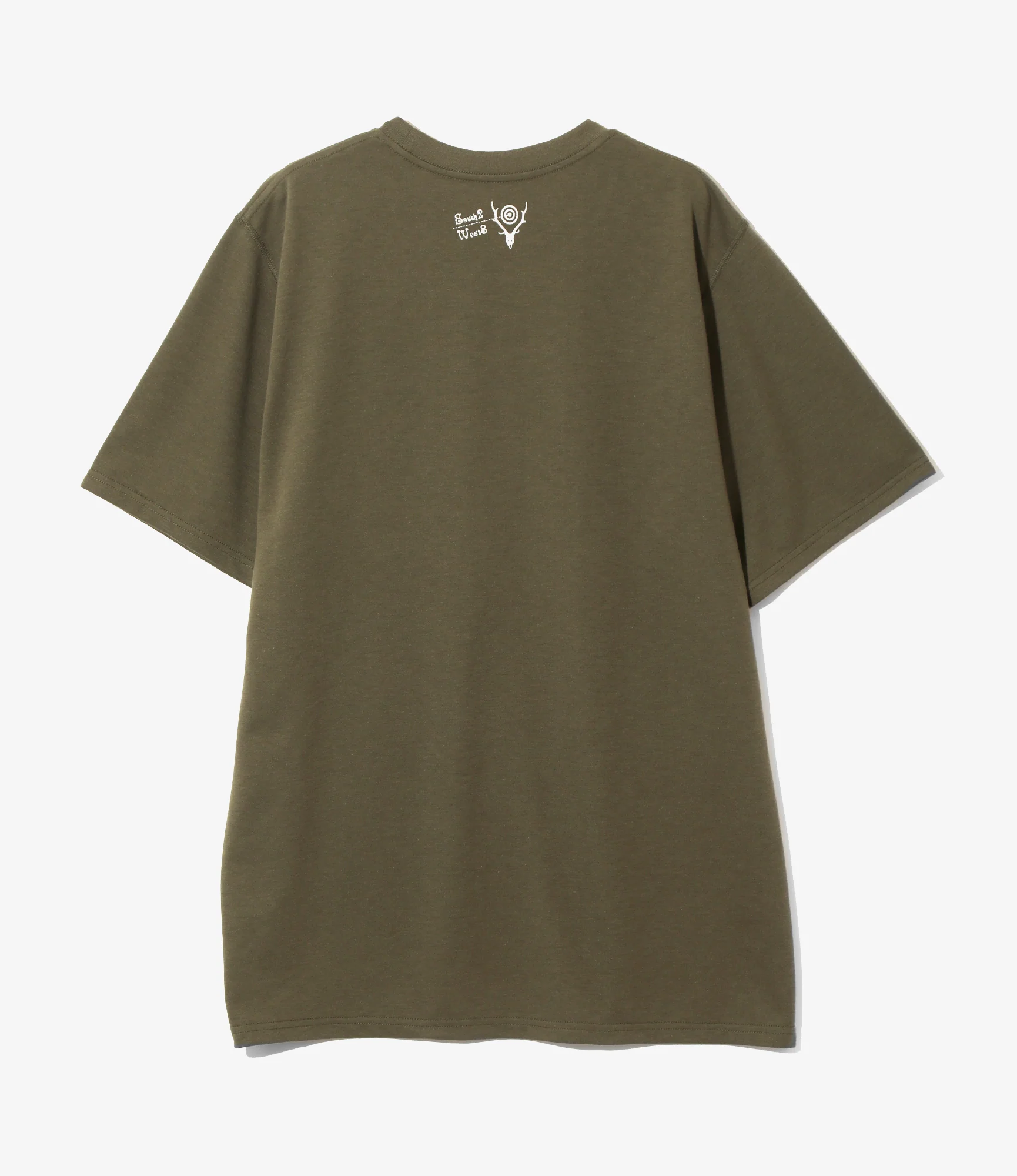 S/S Crew Neck Tee - Olive - IN SHADOWS - Image 3