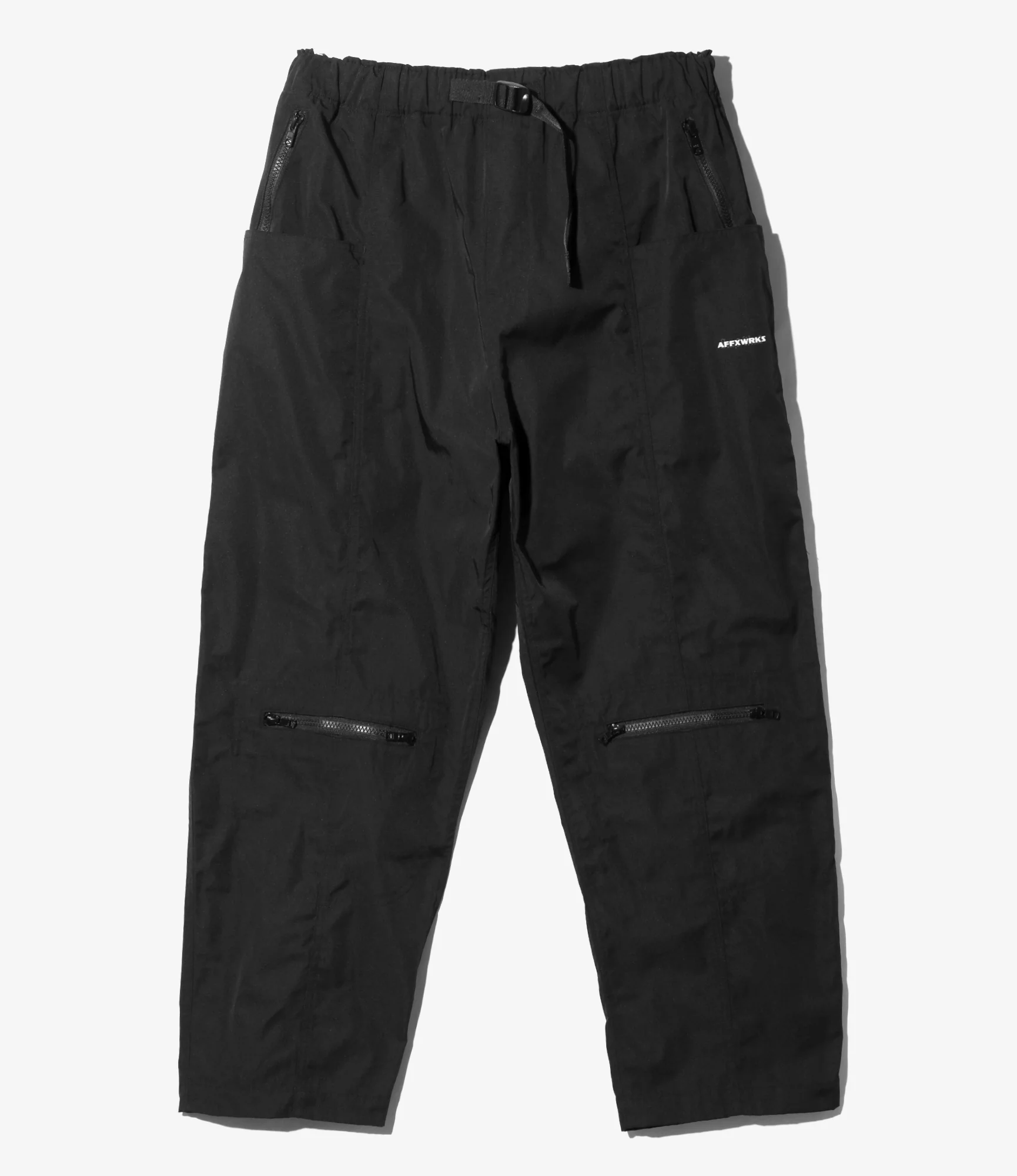 S2W8 x AFFXWRKS - Belted C.S. Pant - Black - Poly Gabardine