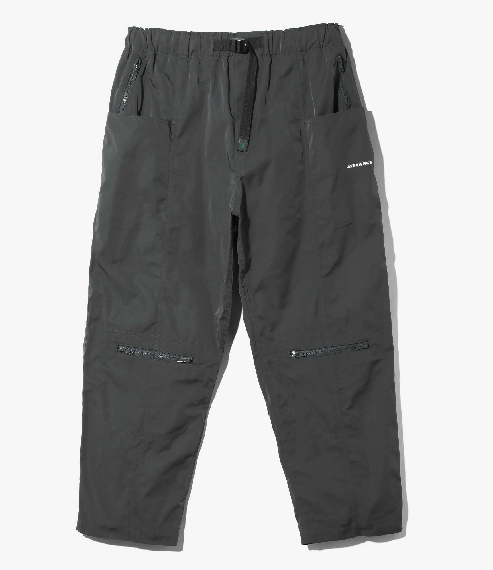 S2W8 x AFFXWRKS - Belted C.S. Pant - Charcoal - Poly Gabardine