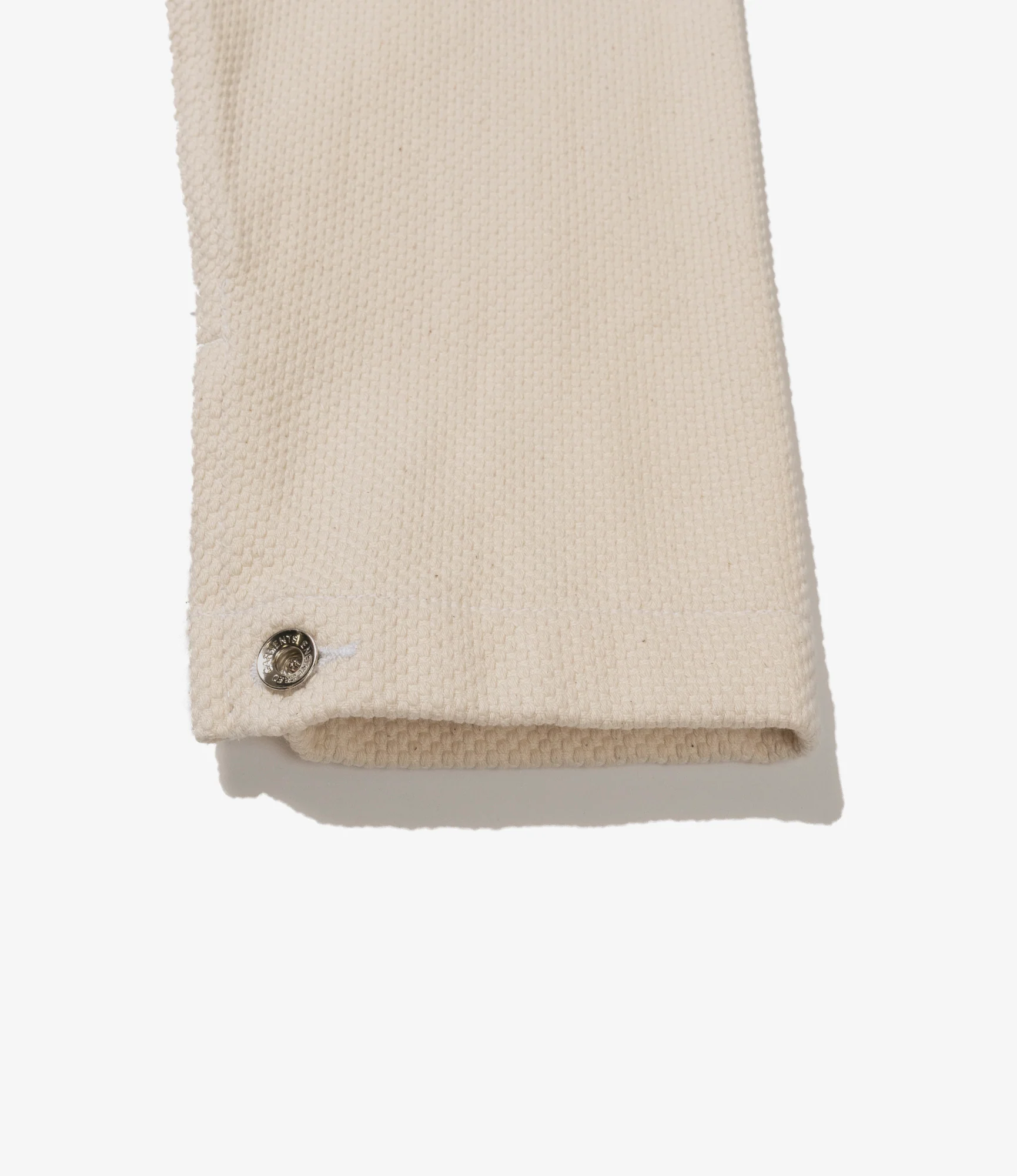 Shop Coat - Natural Cotton Heavy Basketweave - Image 5