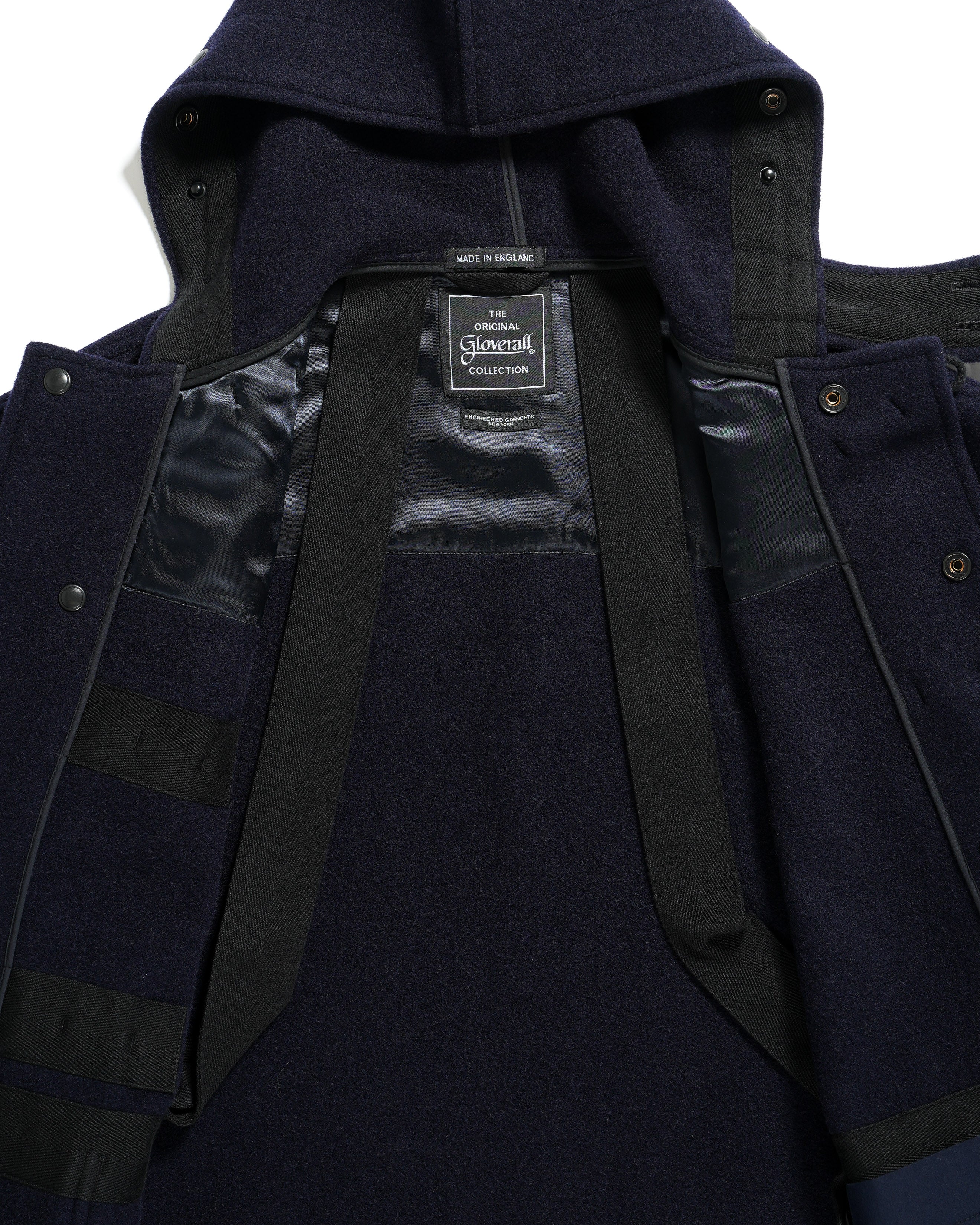 Side Vent Duffle - Navy - Image 2