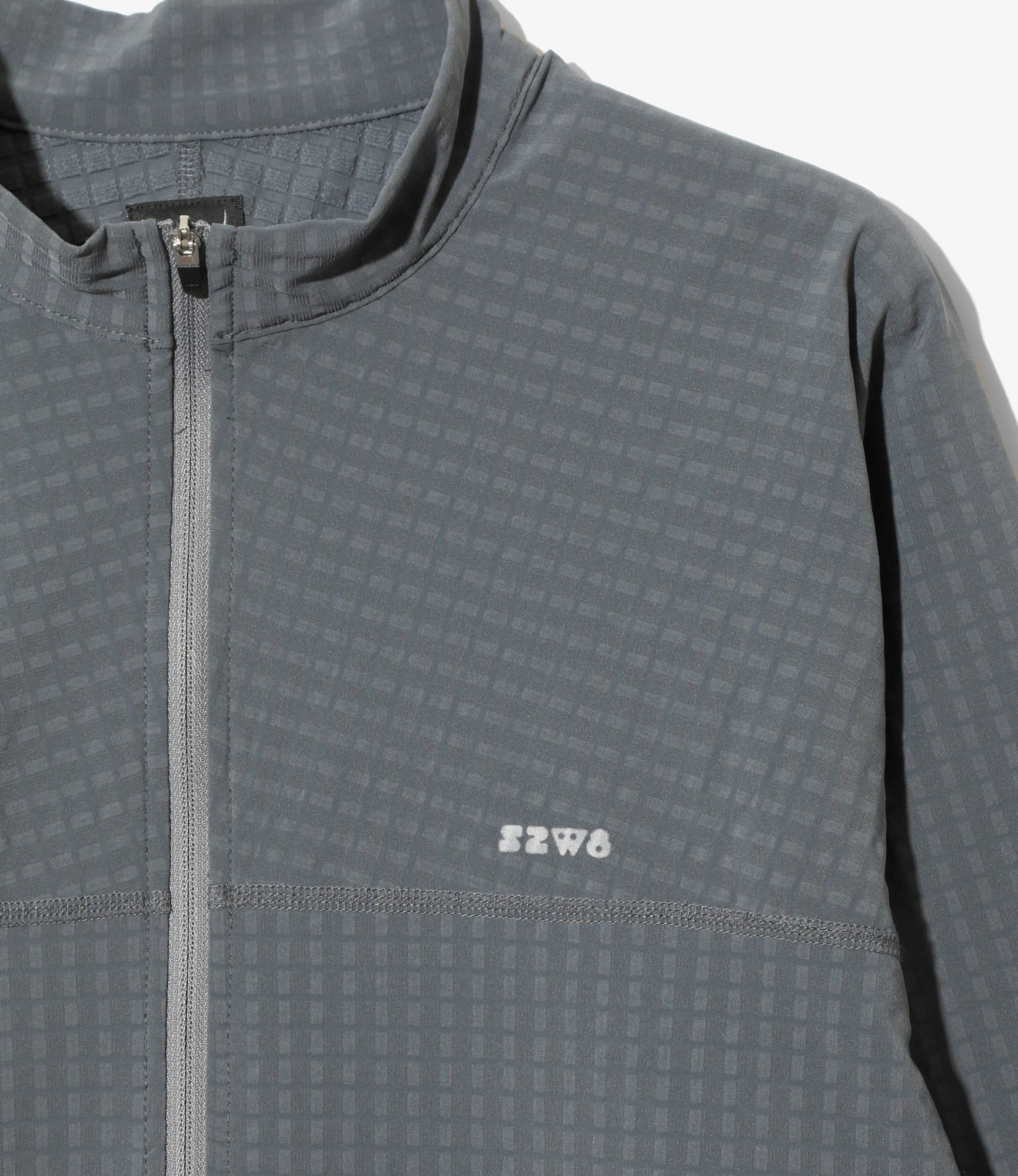Base Layer Shirt - Grey - Fleece / Back Grid - Image 2