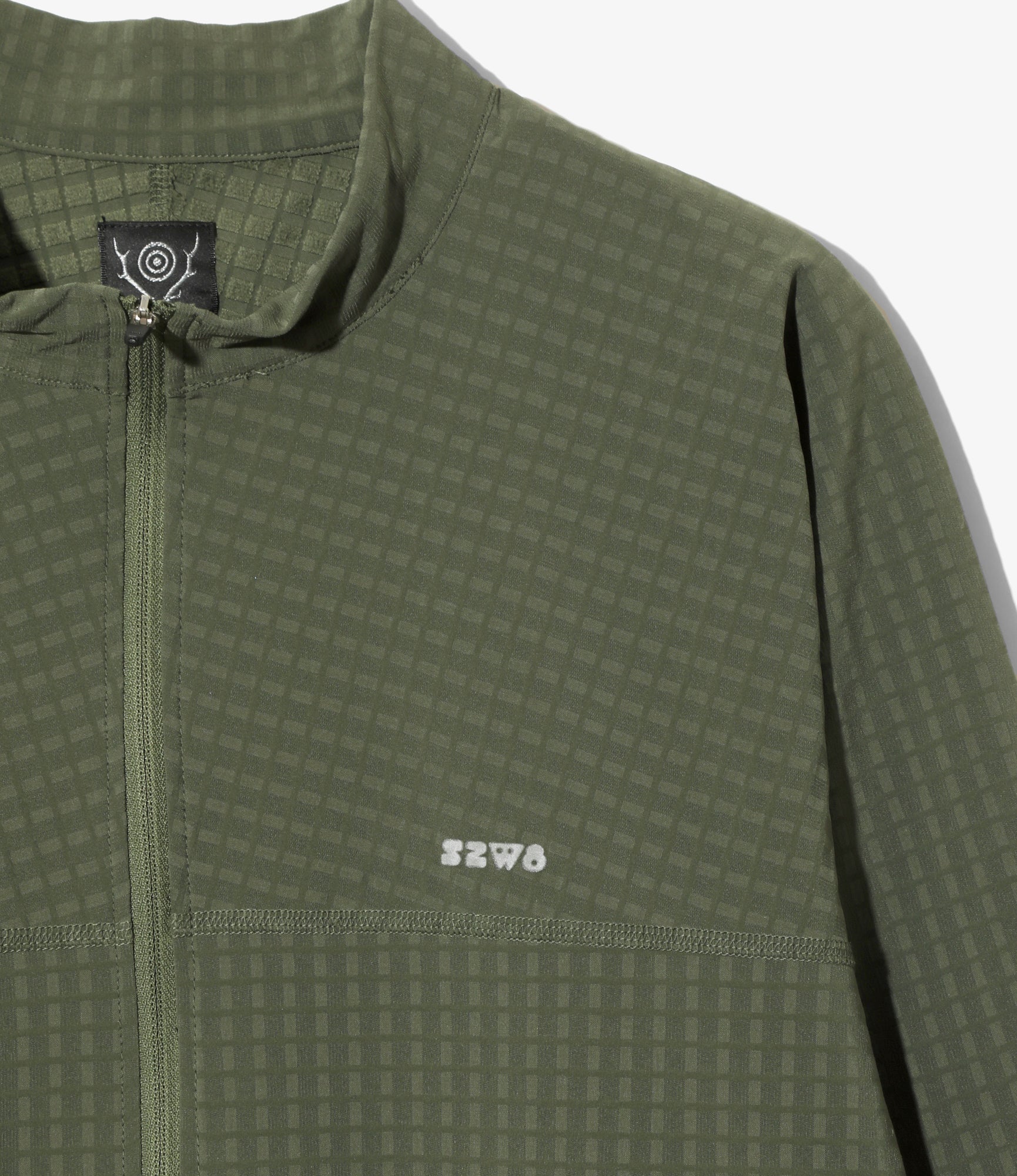 Base Layer Shirt - Olive - Fleece / Back Grid - Image 2