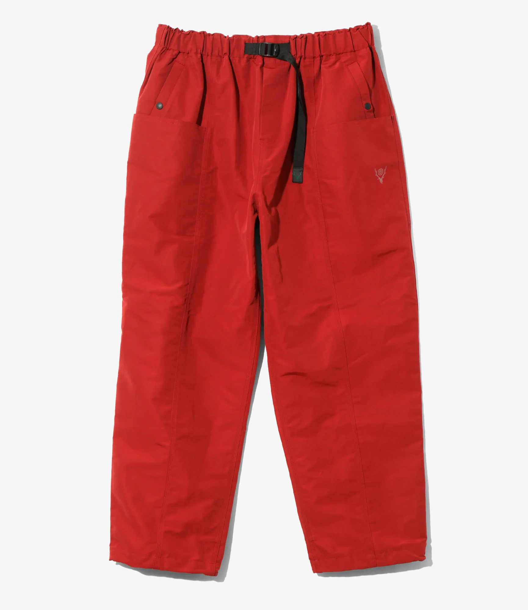 Belted C.S.Pant - Red - C/N Grosgrain