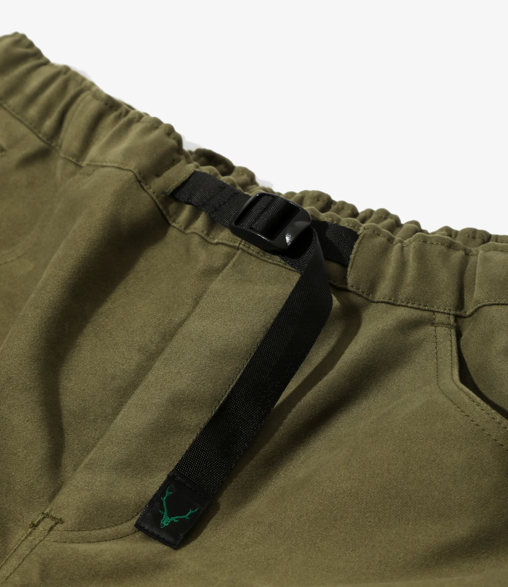 Belted O.P.P. Pant - Olive - Heavy Moleskin - Image 2