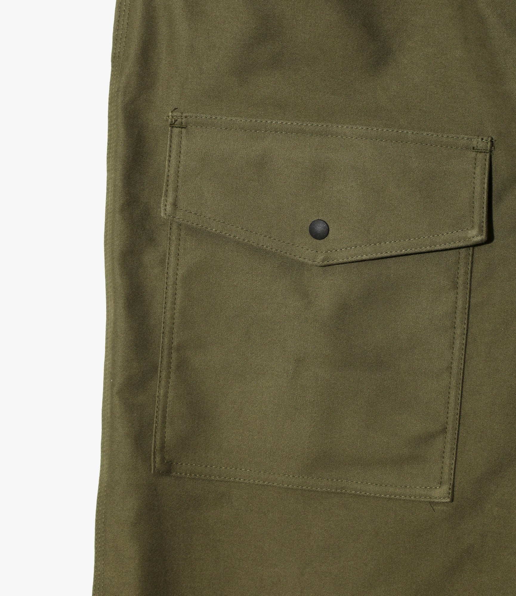 Belted O.P.P. Pant - Olive - Heavy Moleskin - Image 3