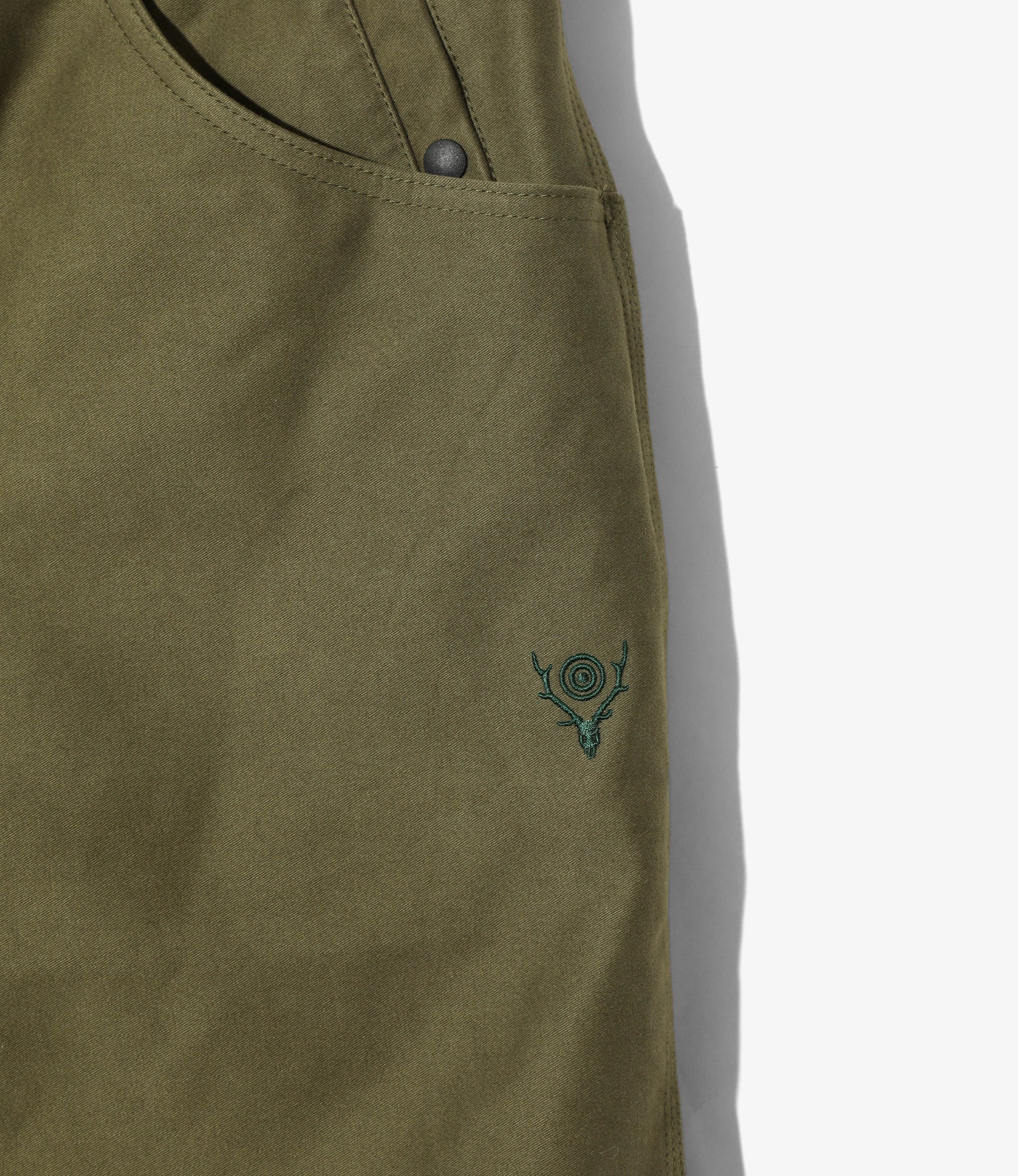 Belted O.P.P. Pant - Olive - Heavy Moleskin - Image 4