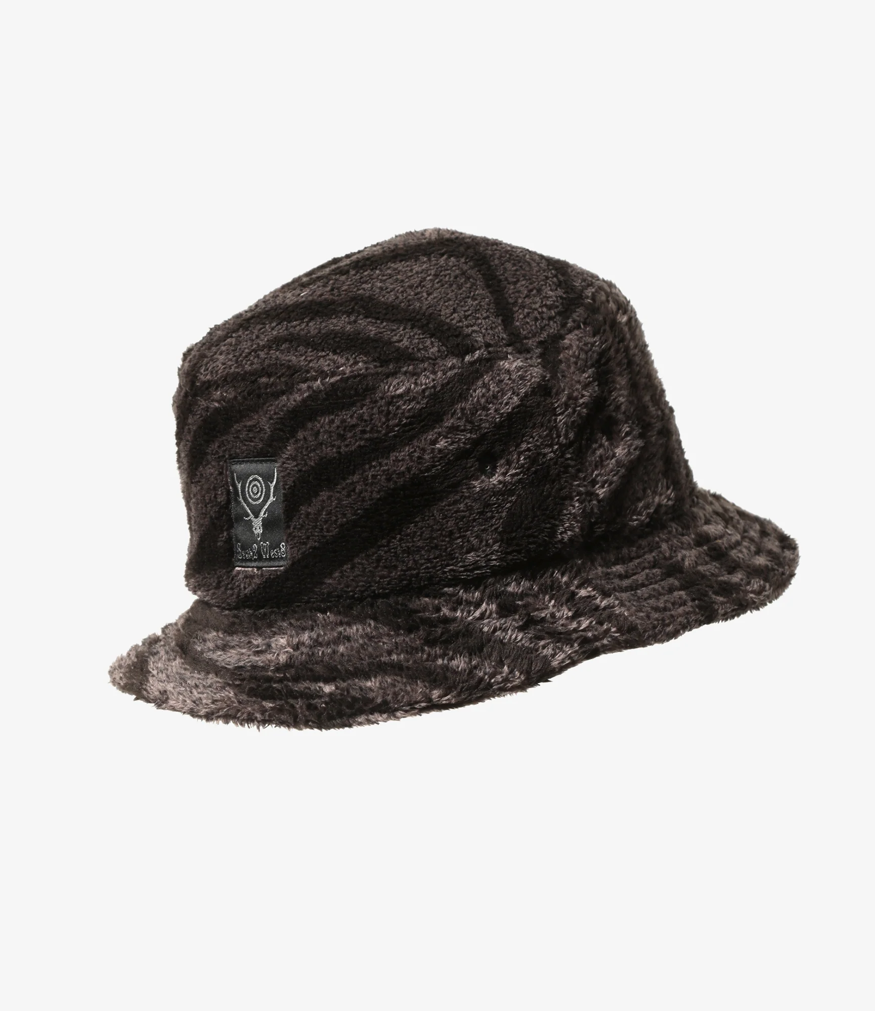 Bucket Hat - Mocha - Poly Fleece / Printed - Image 2