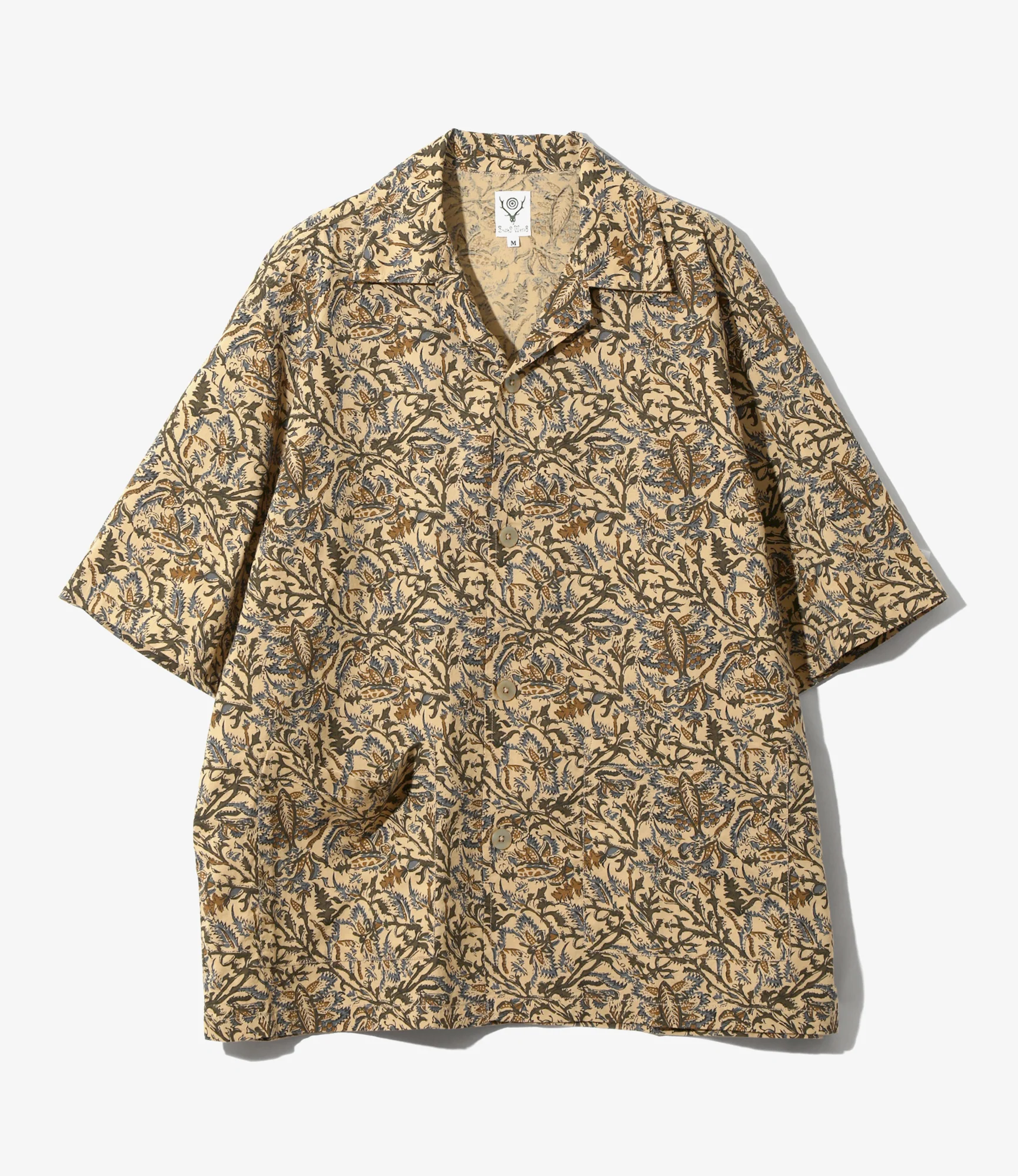 Cabana Shirt - Blue - Batik Printed