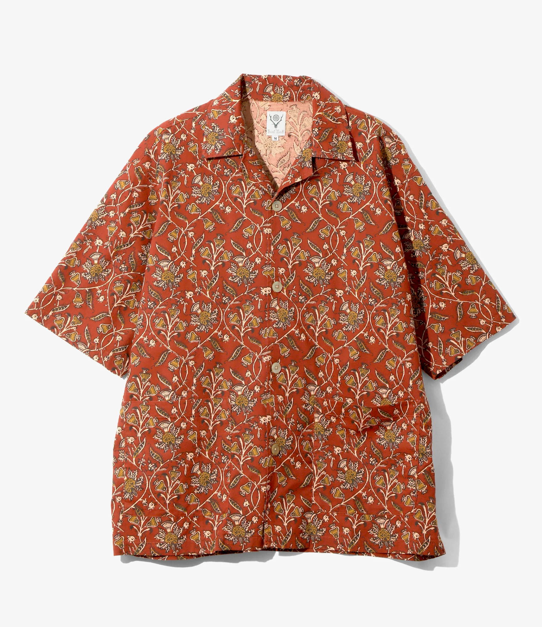 Cabana Shirt - Red - Batik Printed