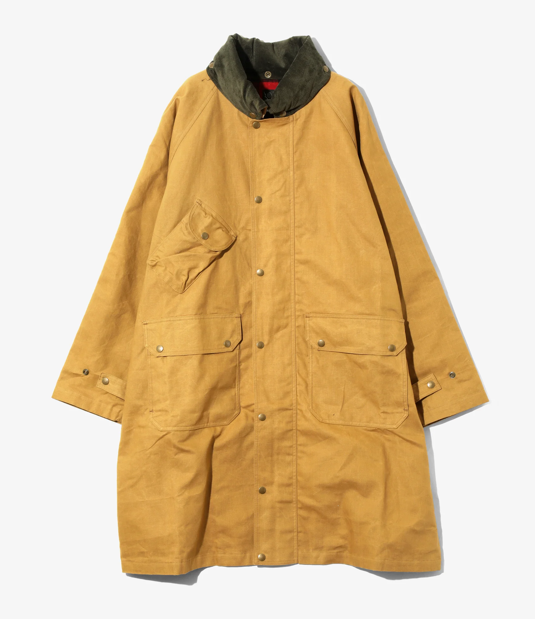 Carmel Coat - Mustard - OX / Paraffin Coating