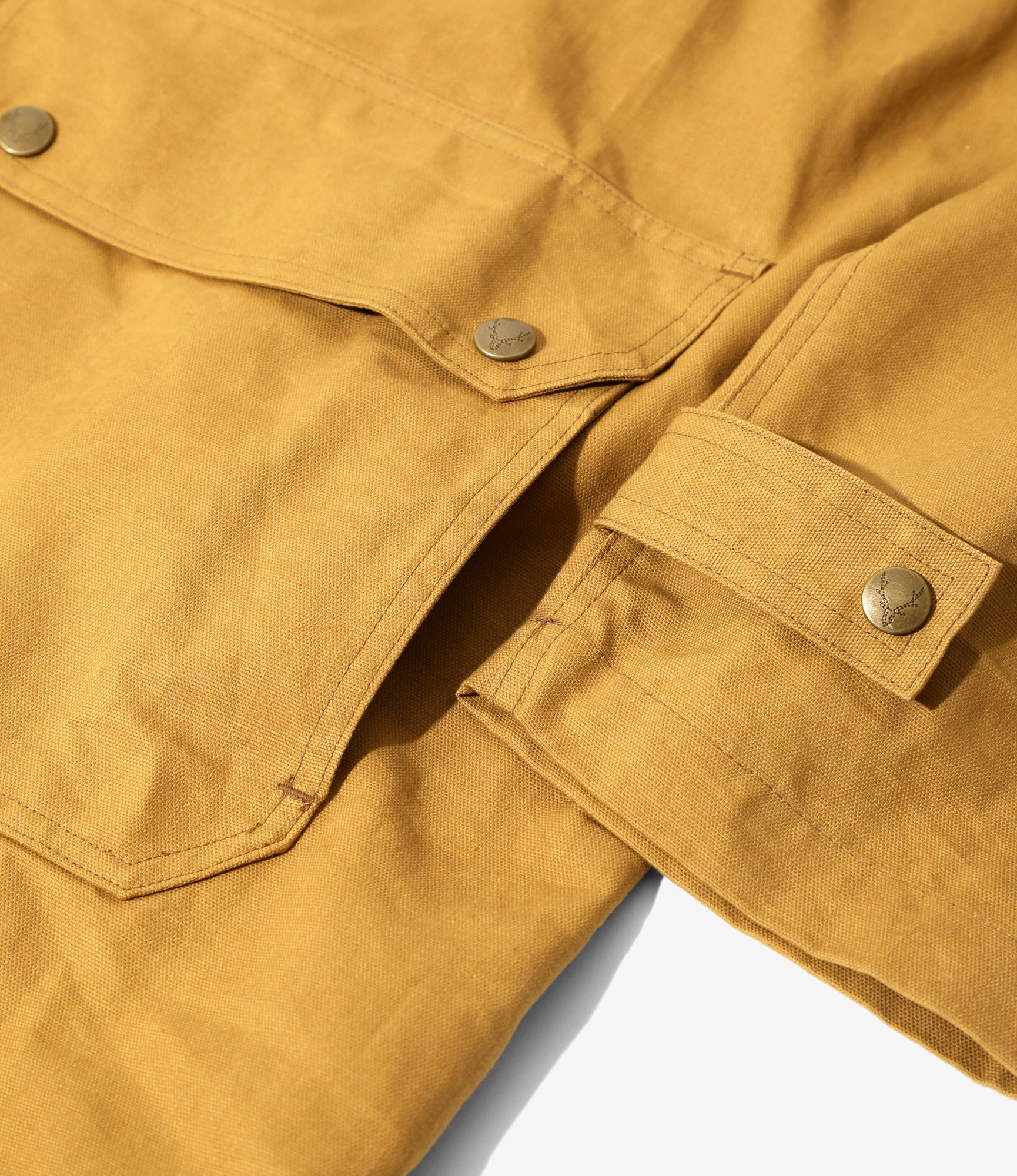 Carmel Coat - Mustard - OX / Paraffin Coating - Image 4