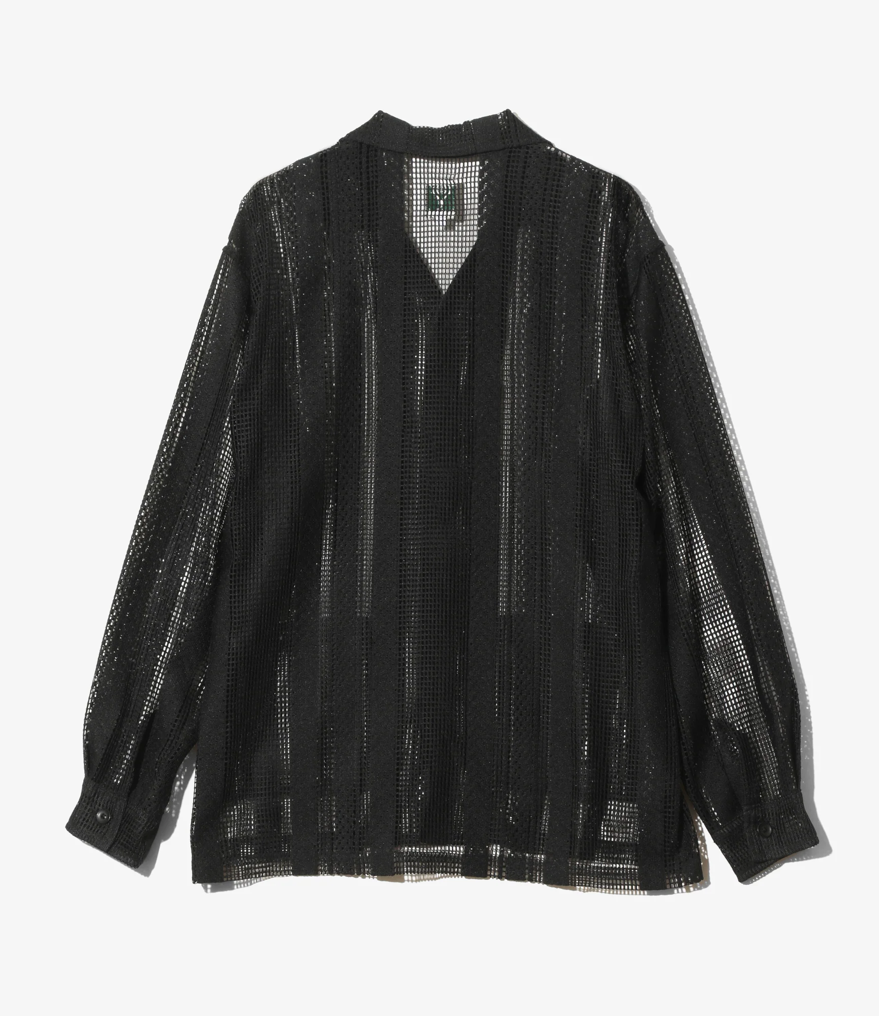 L/S Cabana Shirt - Black - Poly Lace Jq. - Image 4