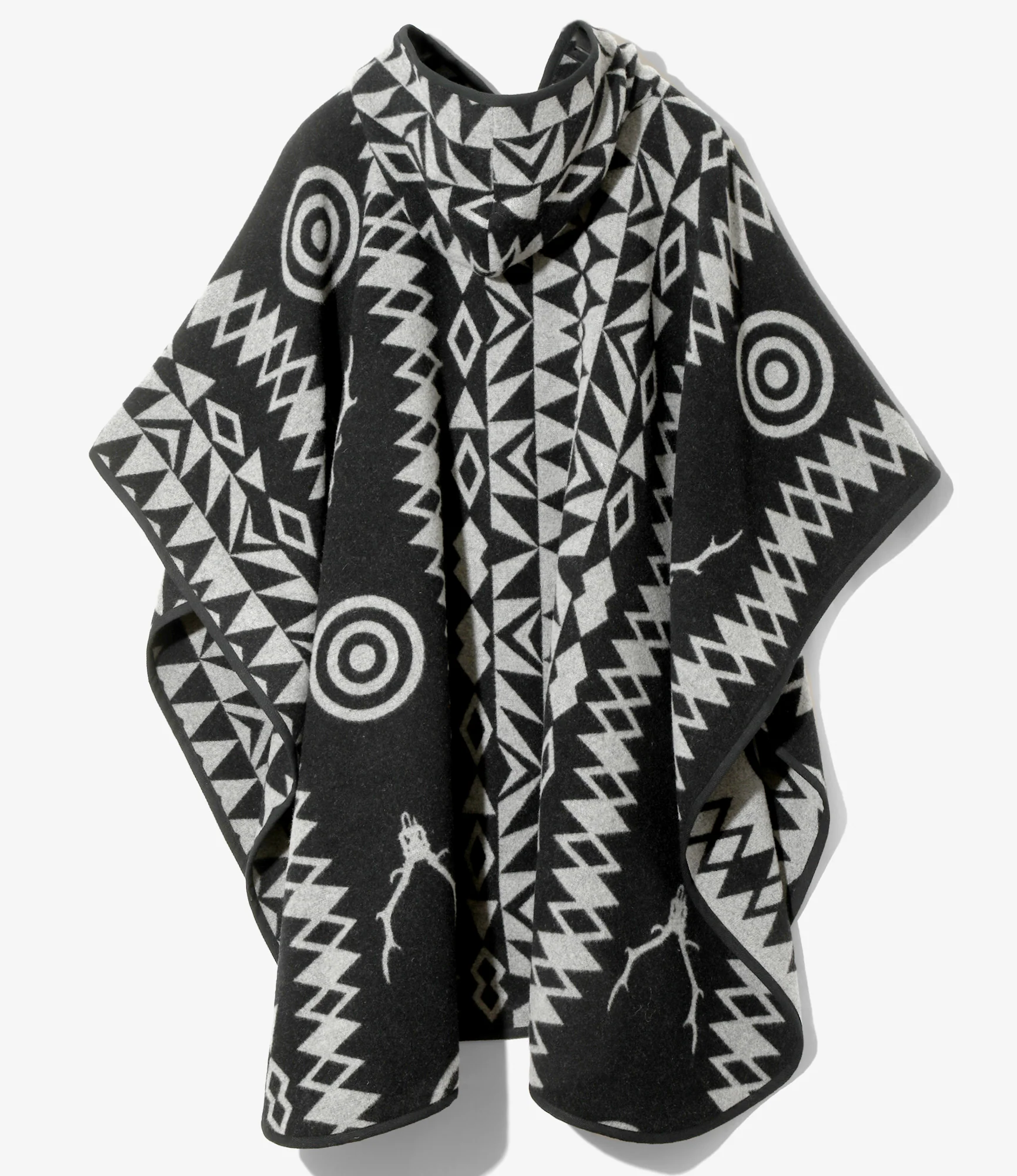 Poncho - Grey - W/CA Blanket - Image 4