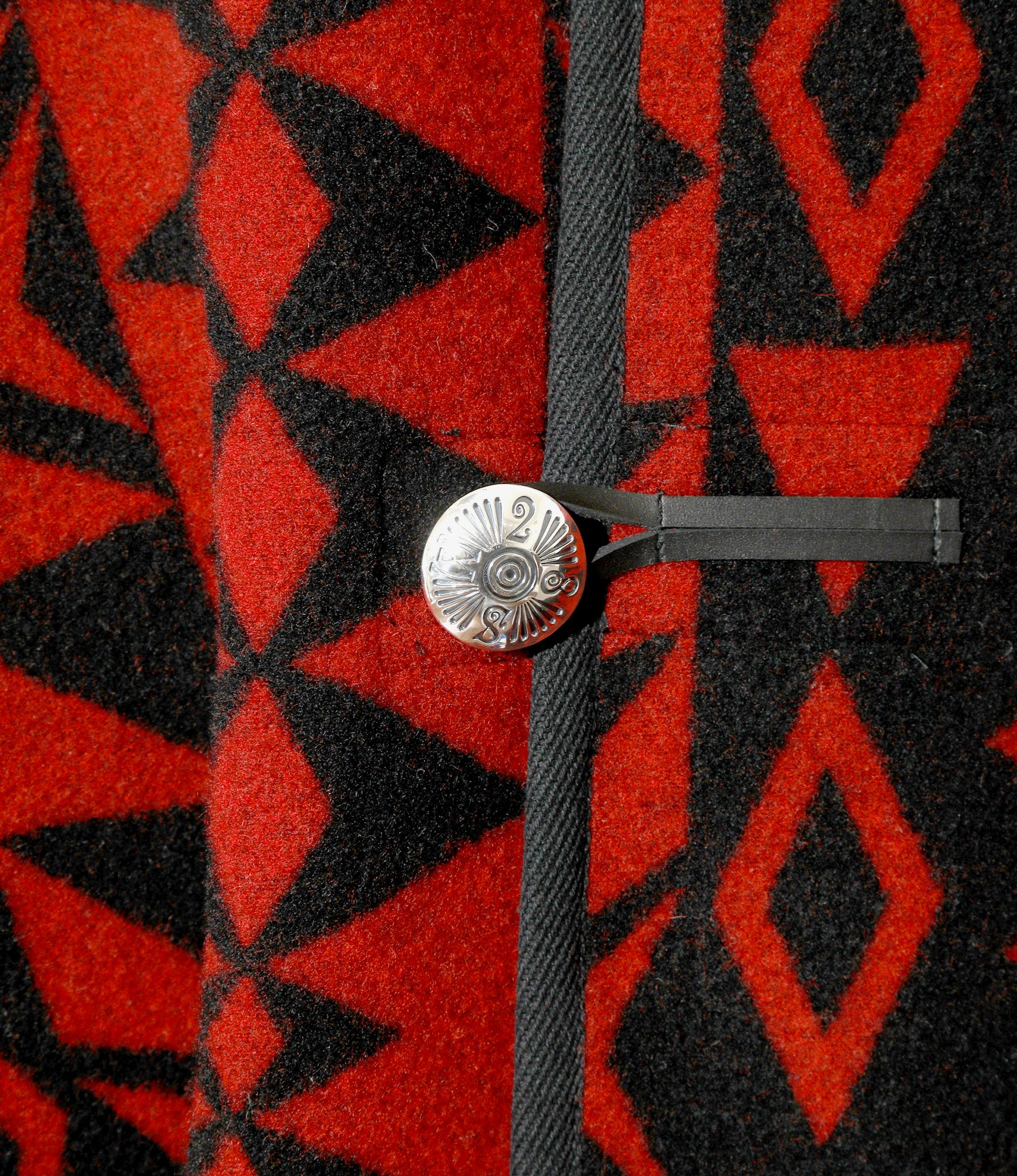Poncho - Red - W/CA Blanket - Image 2