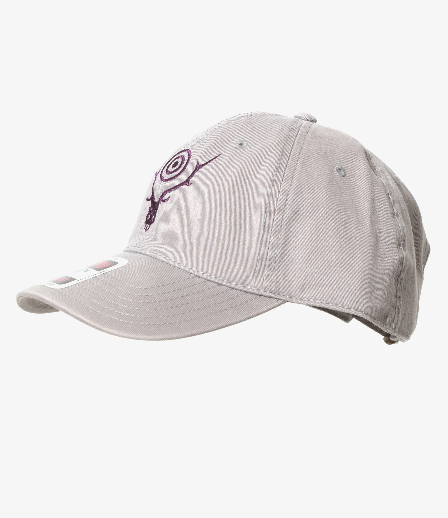 Strap Back Cap - Grey - S&T Emb.
