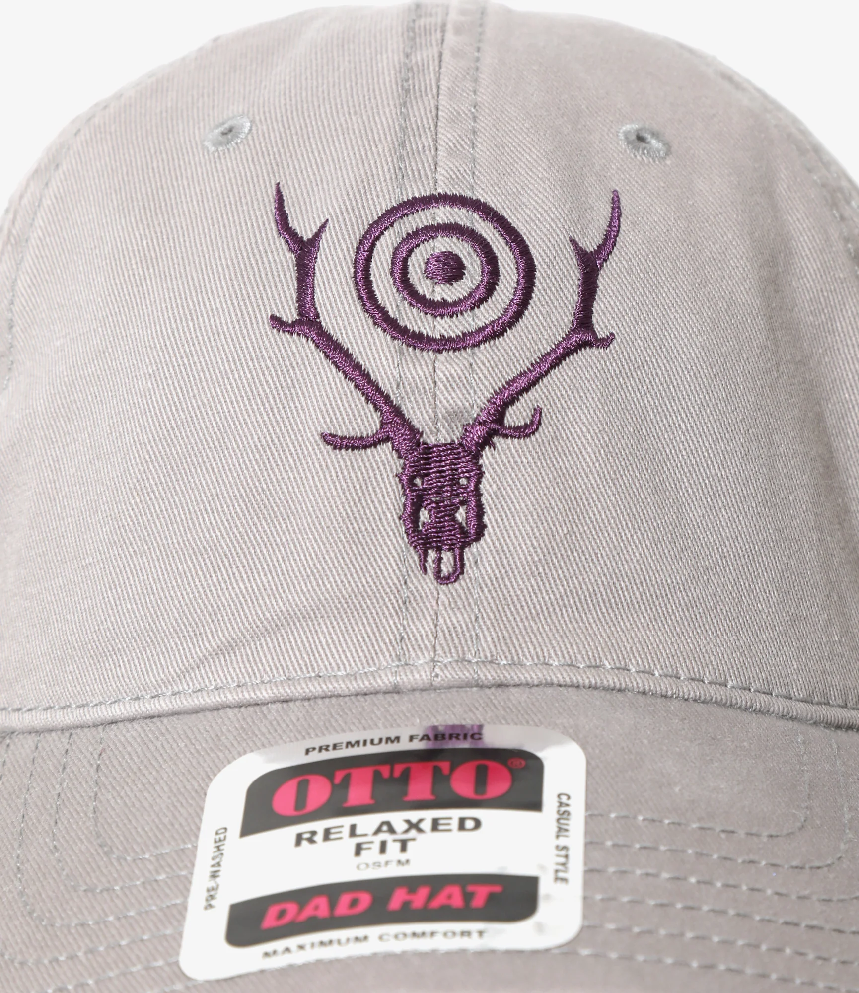 Strap Back Cap - Grey - S&T Emb. - Image 3