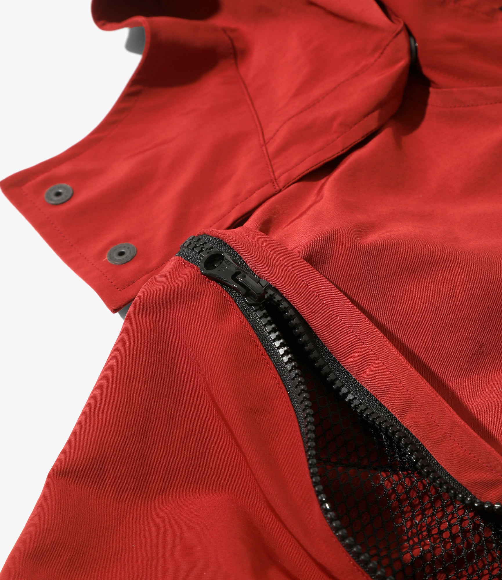 Tenkara Trout Parka - Red - C/N Grosgrain - Image 5