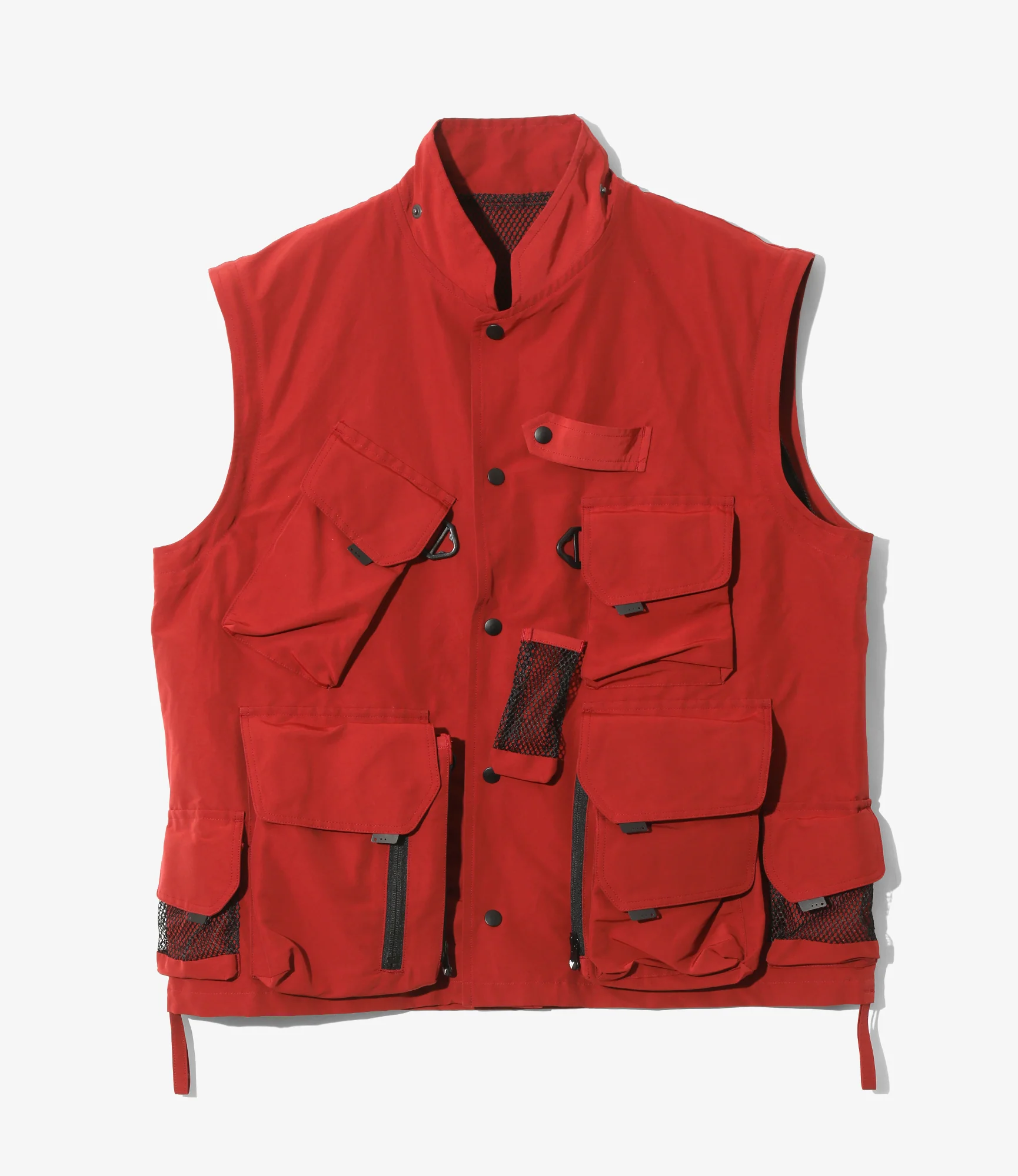 Tenkara Trout Parka - Red - C/N Grosgrain - Image 6