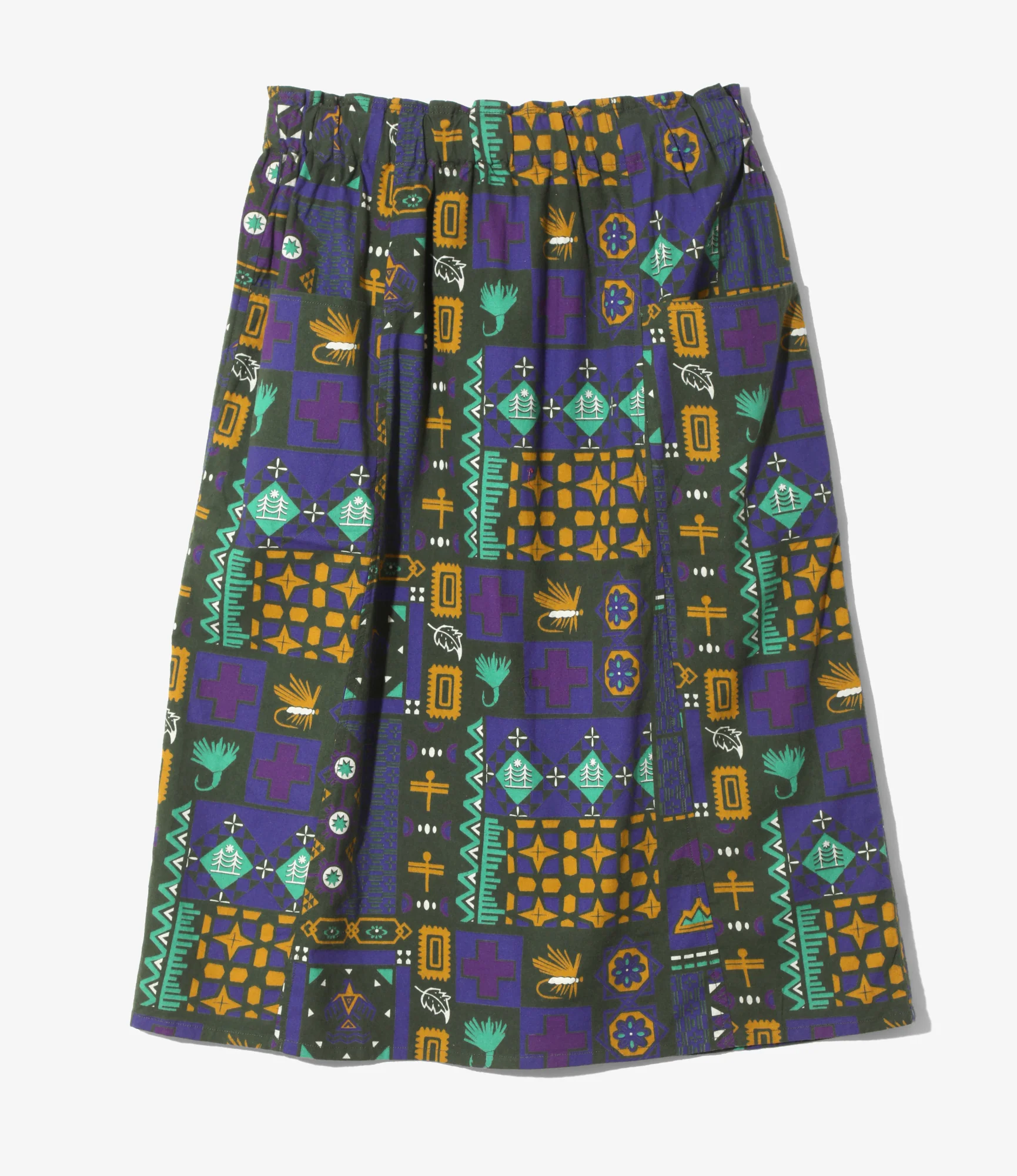 Women's Army String Skirt - S2W8 Symbols - Flannel Cloth / Printed
