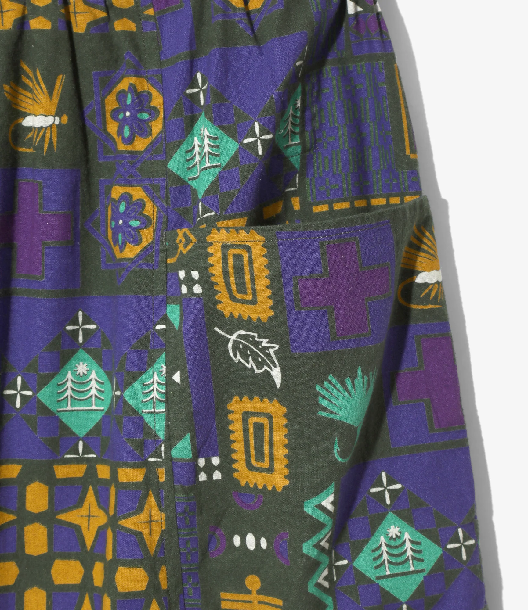 Women's Army String Skirt - S2W8 Symbols - Flannel Cloth / Printed - Image 2