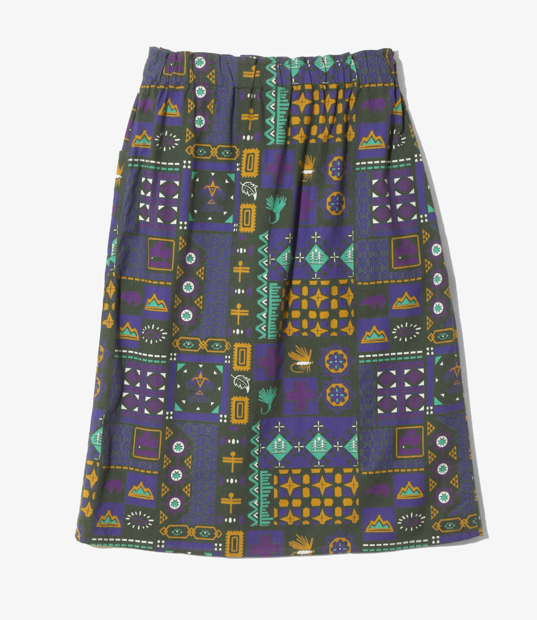 Women's Army String Skirt - S2W8 Symbols - Flannel Cloth / Printed - Image 3